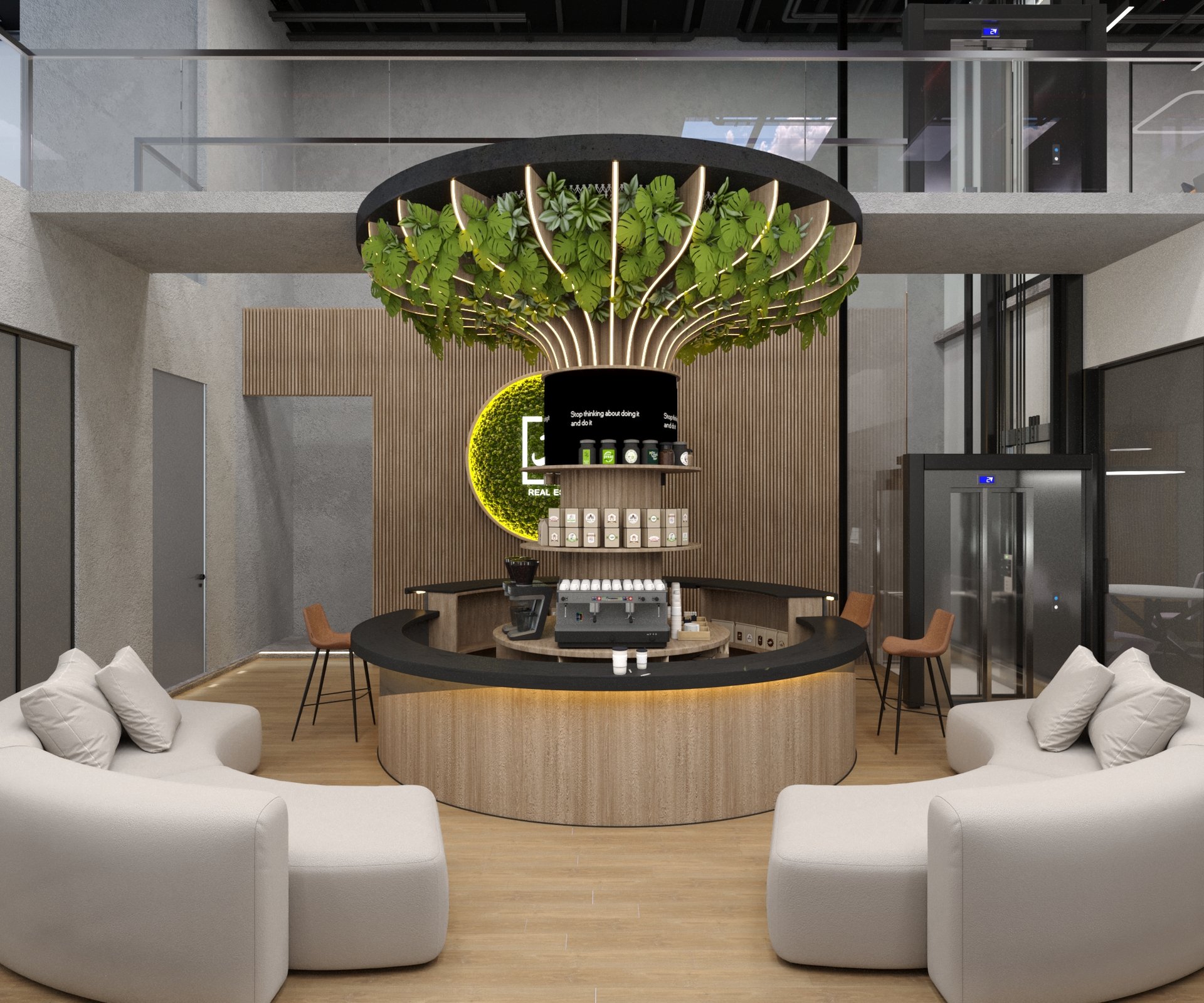 3S Real Estate — Office — commercial, view 18 of 18, Dubai, UAE. 3ds Max · Corona render by Nasmeer VM.