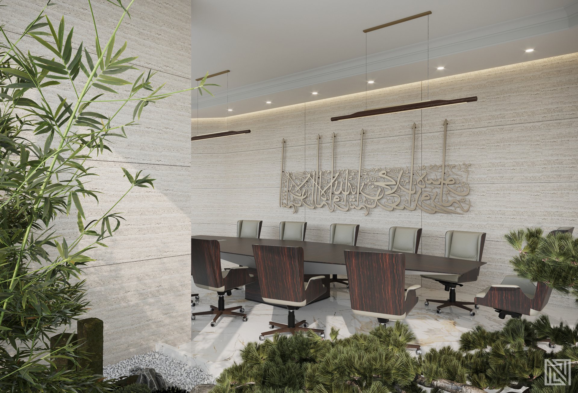 ATGC Project — architecture, view 11 of 37, Radiant Square Tower, Abu Dhabi. 3ds Max · Corona render by Nasmeer VM.