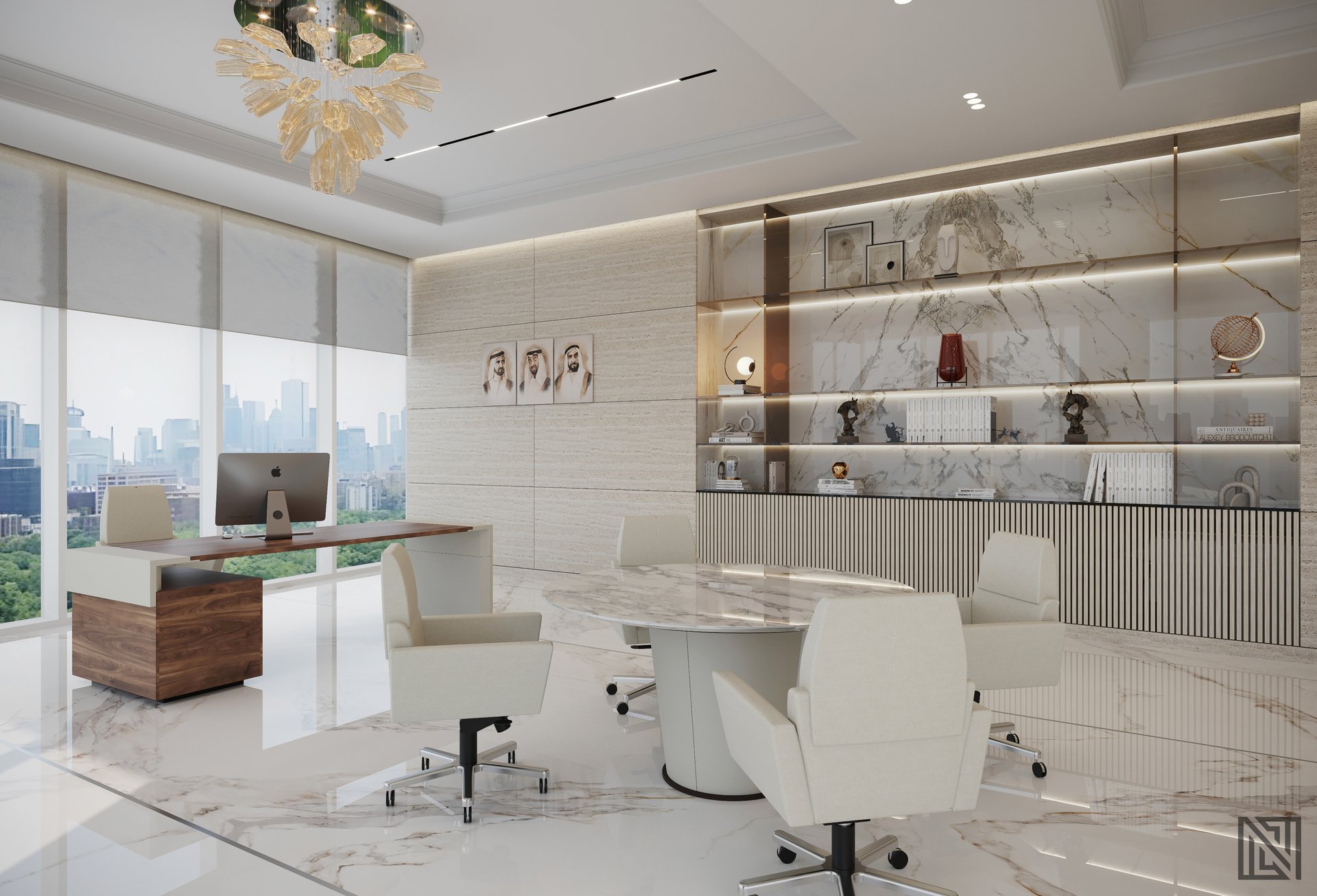 ATGC Project — architecture, view 28 of 37, Radiant Square Tower, Abu Dhabi. 3ds Max · Corona render by Nasmeer VM.