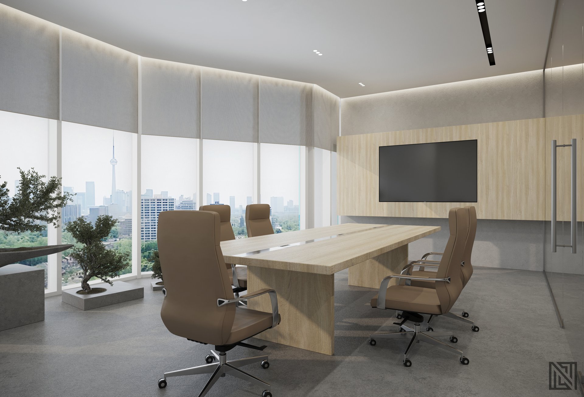ATGC Project — architecture, view 30 of 37, Radiant Square Tower, Abu Dhabi. 3ds Max · Corona render by Nasmeer VM.