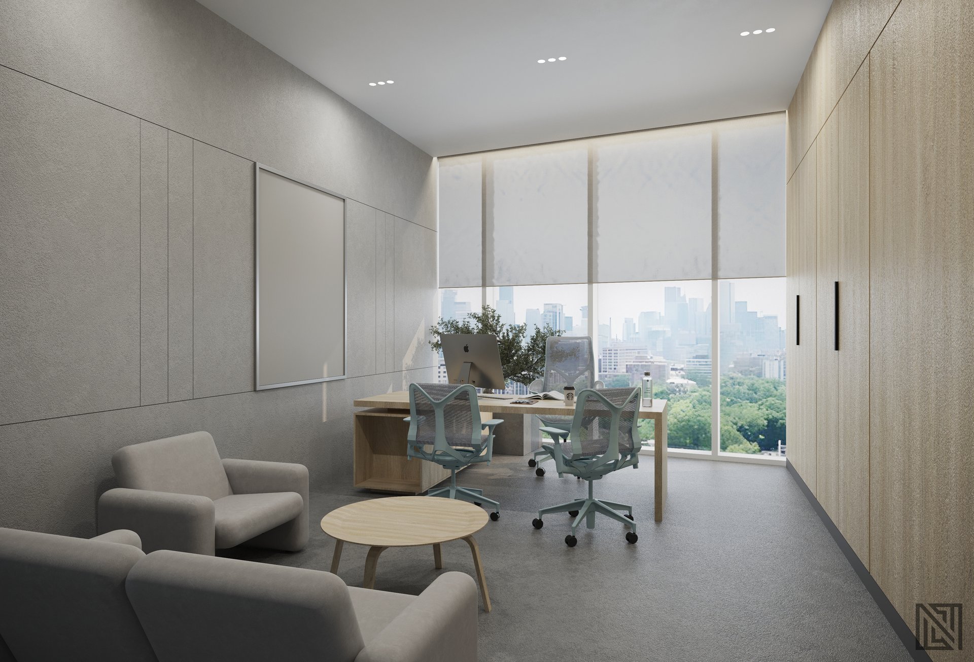 ATGC Project — architecture, view 31 of 37, Radiant Square Tower, Abu Dhabi. 3ds Max · Corona render by Nasmeer VM.