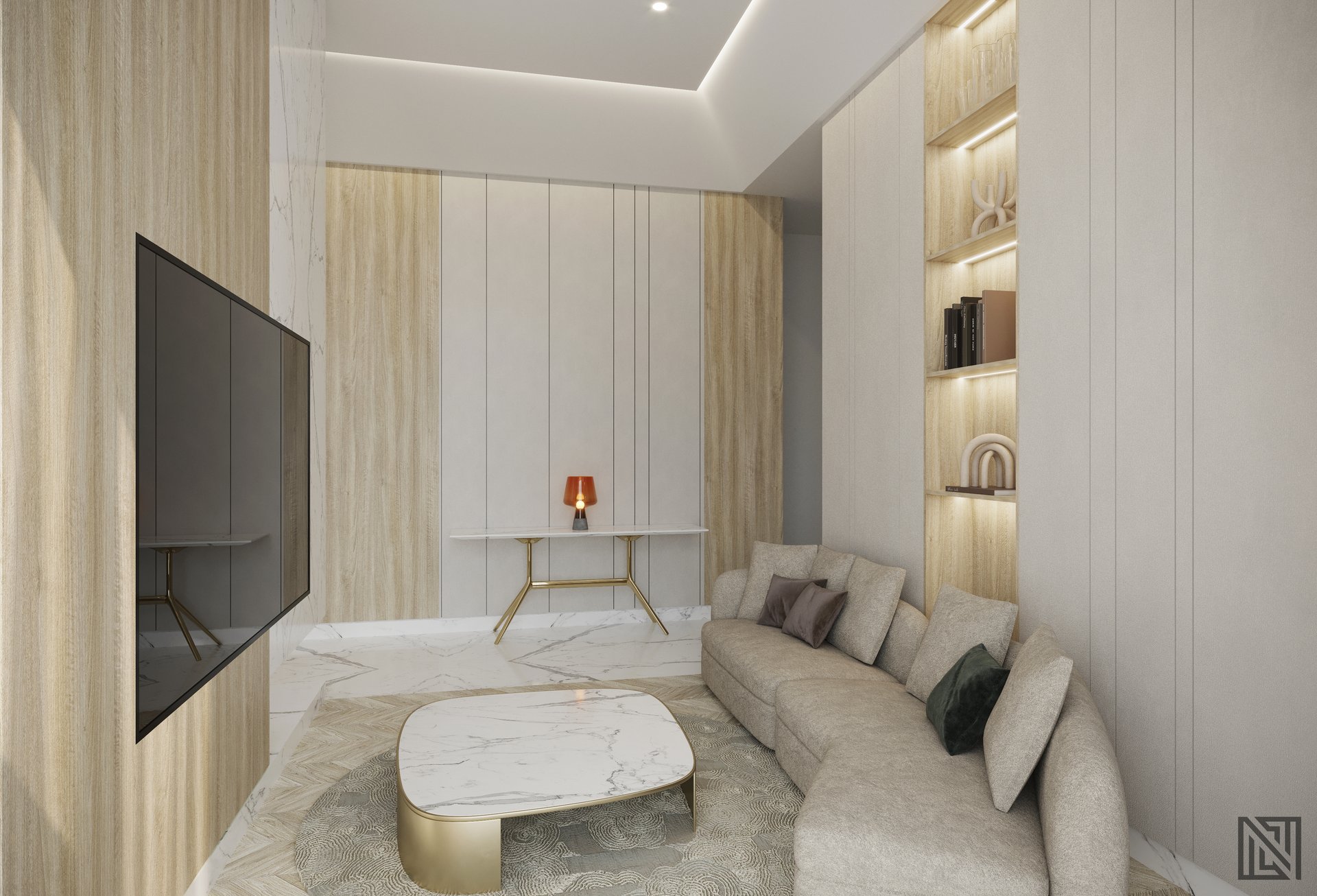 ATGC Project — architecture, view 37 of 37, Radiant Square Tower, Abu Dhabi. 3ds Max · Corona render by Nasmeer VM.