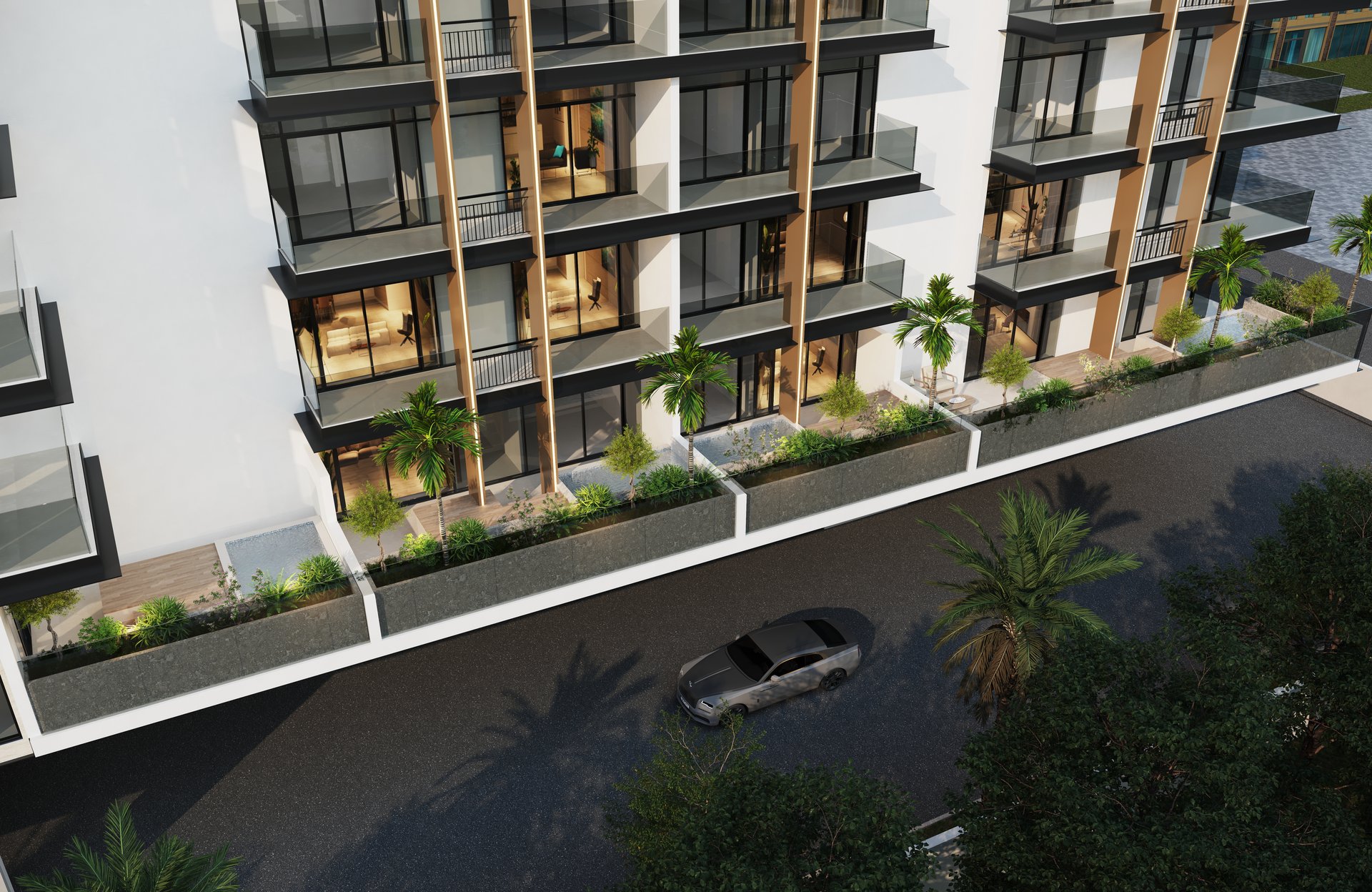 Azra Residence — architecture, view 10 of 74, Beachfront, UAE. 3ds Max · Corona · Lumion render by Nasmeer VM.