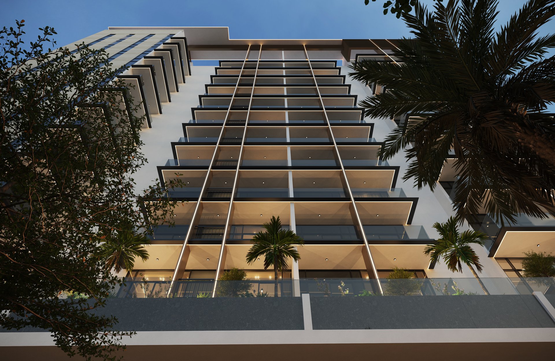 Azra Residence — architecture, view 13 of 74, Beachfront, UAE. 3ds Max · Corona · Lumion render by Nasmeer VM.