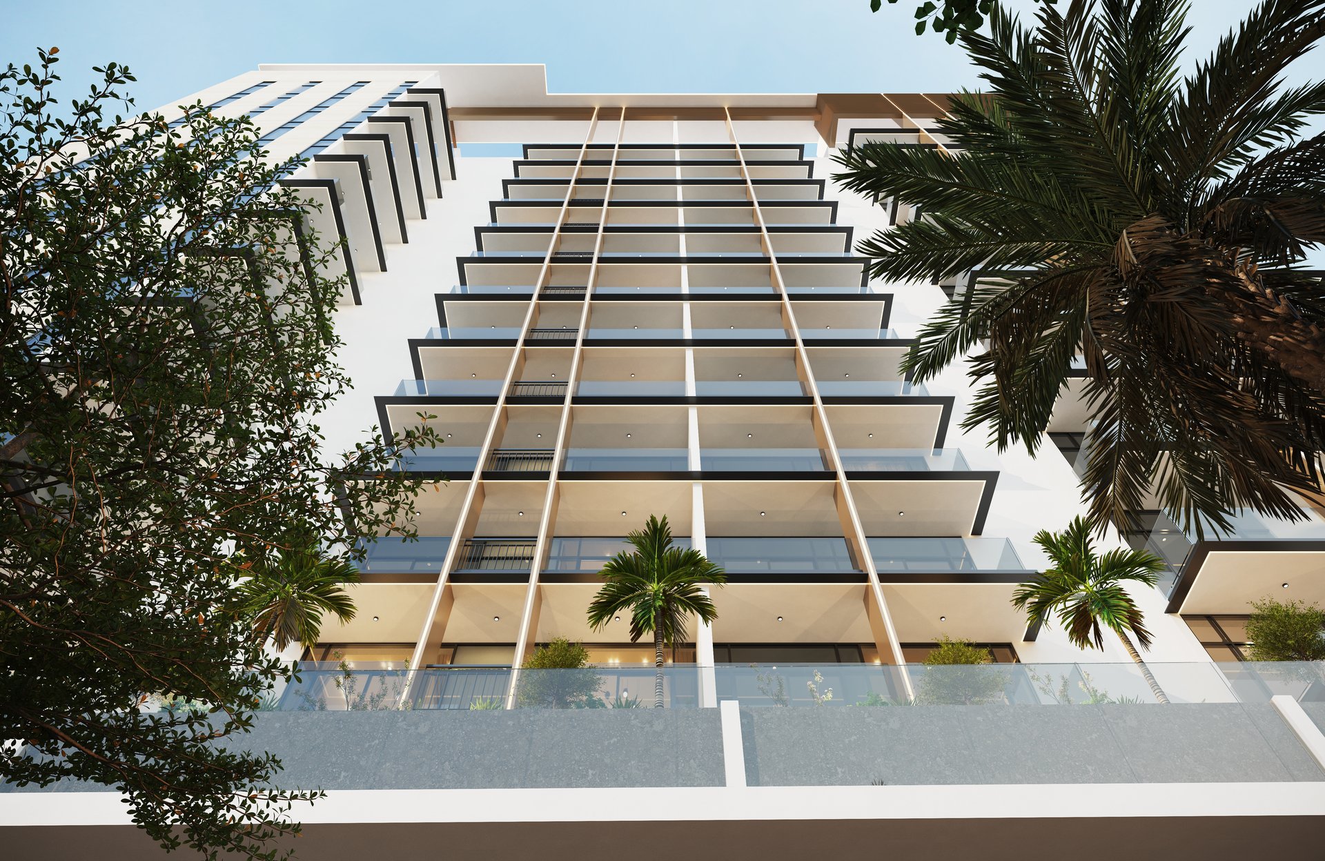 Azra Residence — architecture, view 14 of 74, Beachfront, UAE. 3ds Max · Corona · Lumion render by Nasmeer VM.
