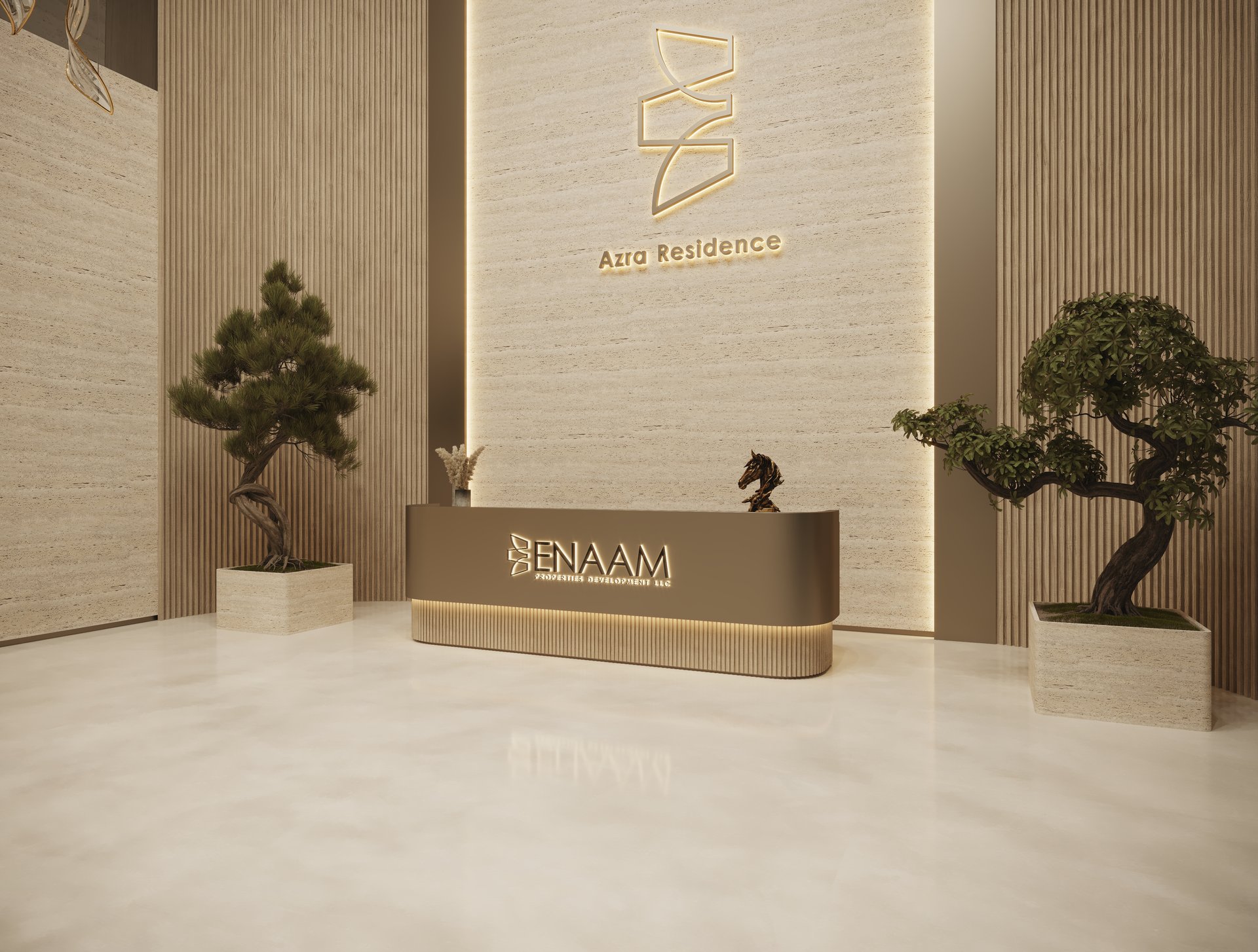 Azra Residence — architecture, view 23 of 74, Beachfront, UAE. 3ds Max · Corona · Lumion render by Nasmeer VM.