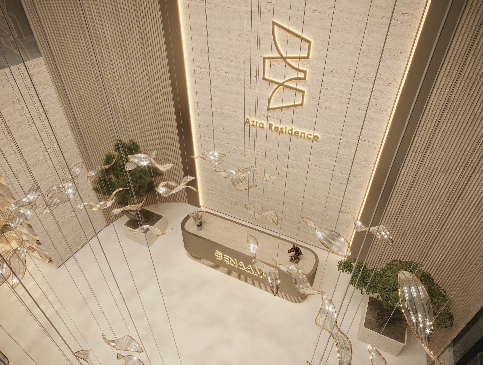 Azra Residence — architecture, view 26 of 74, Beachfront, UAE. 3ds Max · Corona · Lumion render by Nasmeer VM.