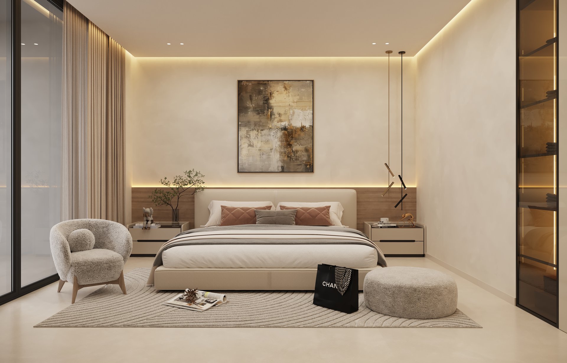 Azra Residence — architecture, view 39 of 74, Beachfront, UAE. 3ds Max · Corona · Lumion render by Nasmeer VM.