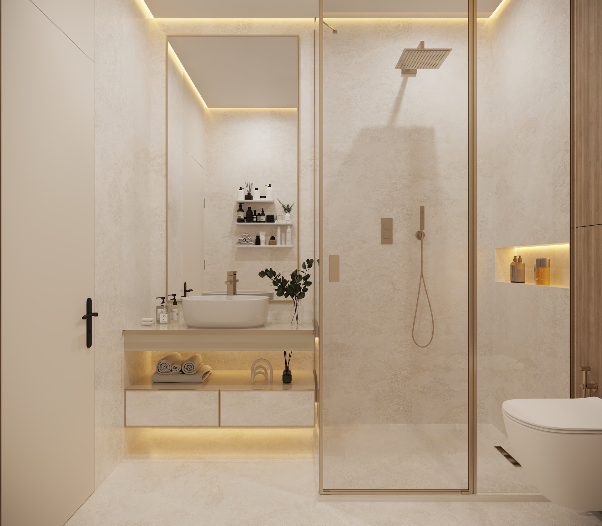 Azra Residence — architecture, view 44 of 74, Beachfront, UAE. 3ds Max · Corona · Lumion render by Nasmeer VM.