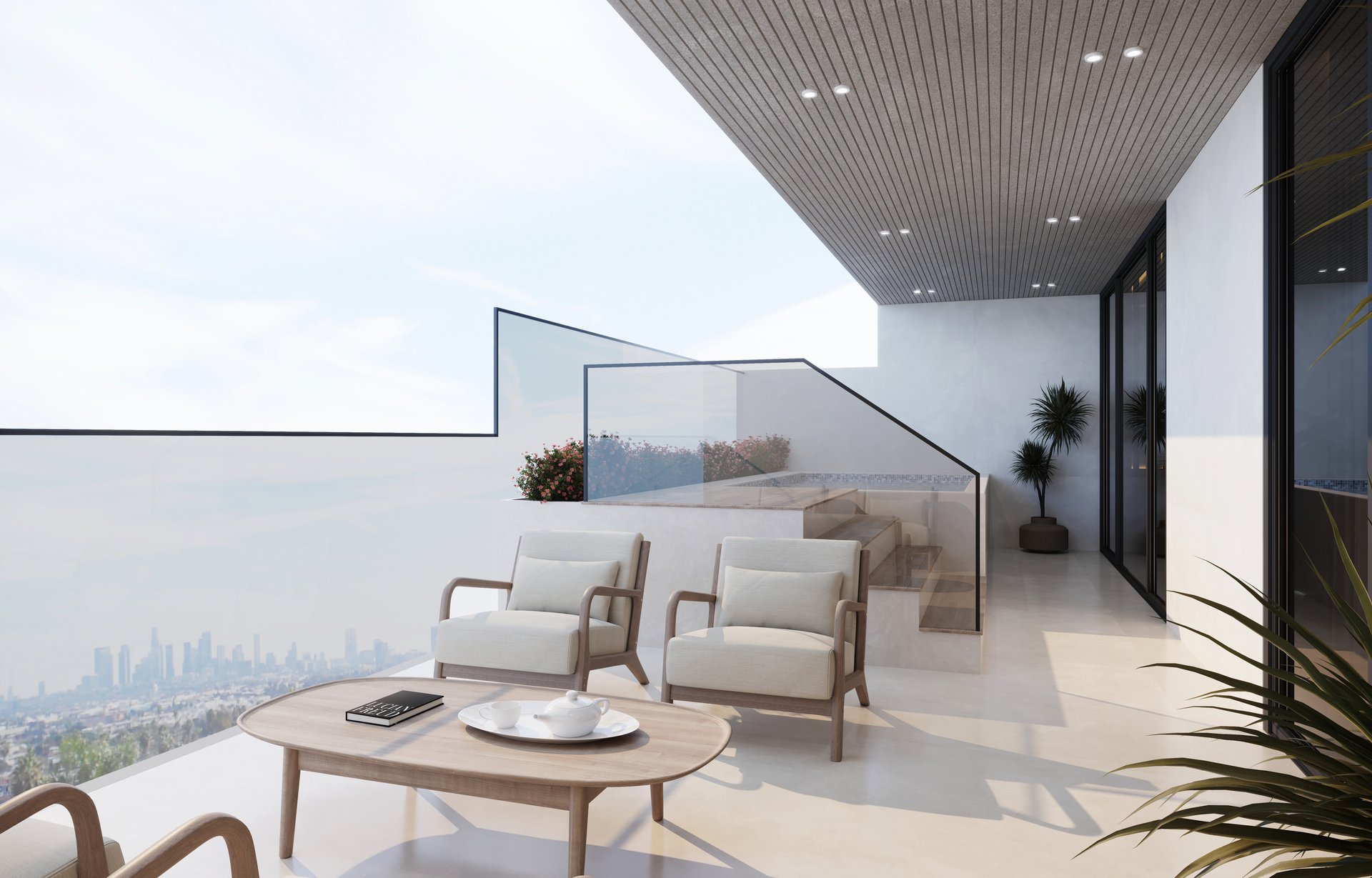 Azra Residence — architecture, view 45 of 74, Beachfront, UAE. 3ds Max · Corona · Lumion render by Nasmeer VM.