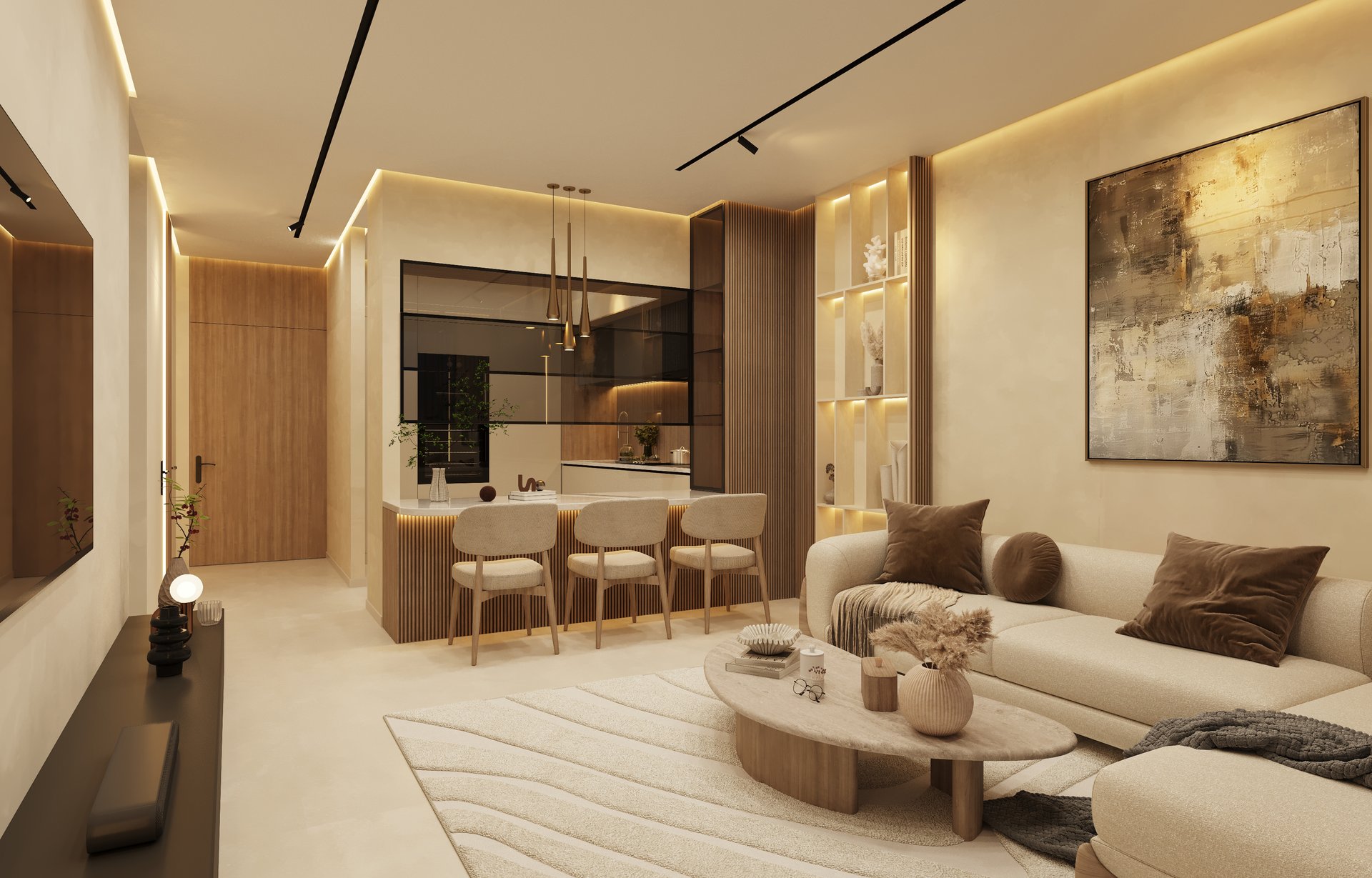 Azra Residence — architecture, view 51 of 74, Beachfront, UAE. 3ds Max · Corona · Lumion render by Nasmeer VM.