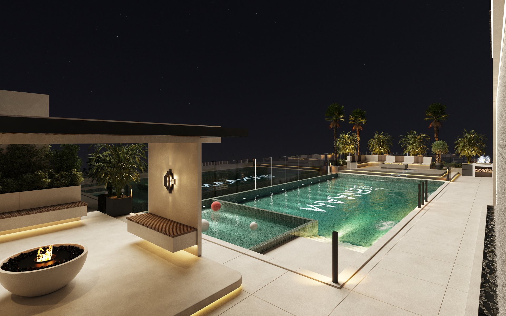 Azra Residence — architecture, view 71 of 74, Beachfront, UAE. 3ds Max · Corona · Lumion render by Nasmeer VM.