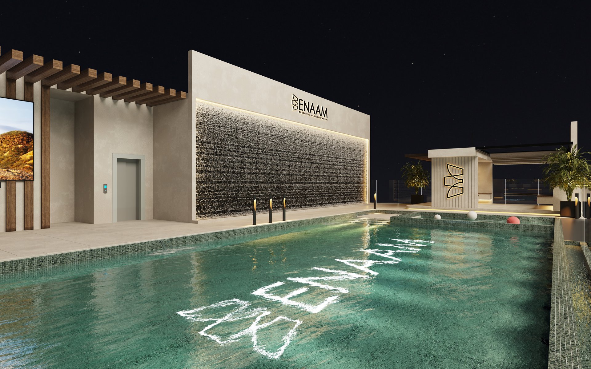 Azra Residence — architecture, view 72 of 74, Beachfront, UAE. 3ds Max · Corona · Lumion render by Nasmeer VM.