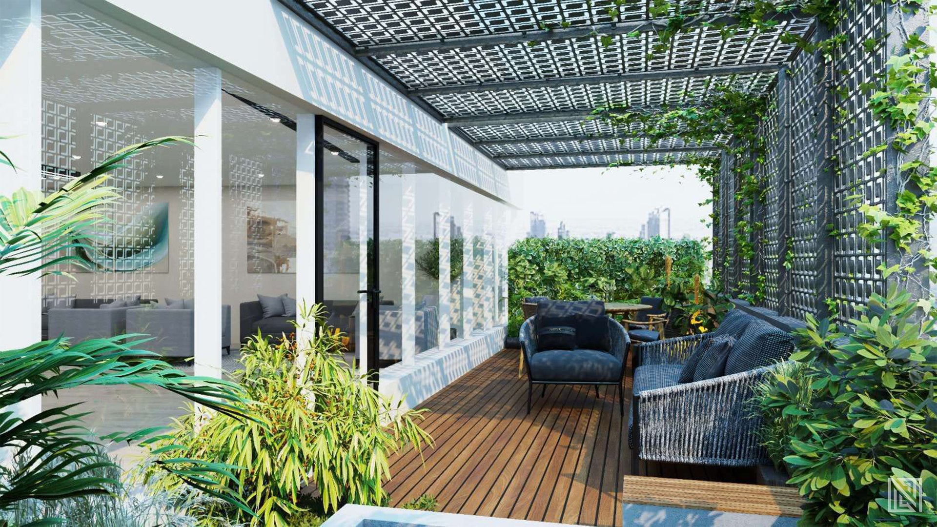 Bainona Head Office — commercial, view 5 of 5, UAE. 3ds Max · V-Ray render by Nasmeer VM.