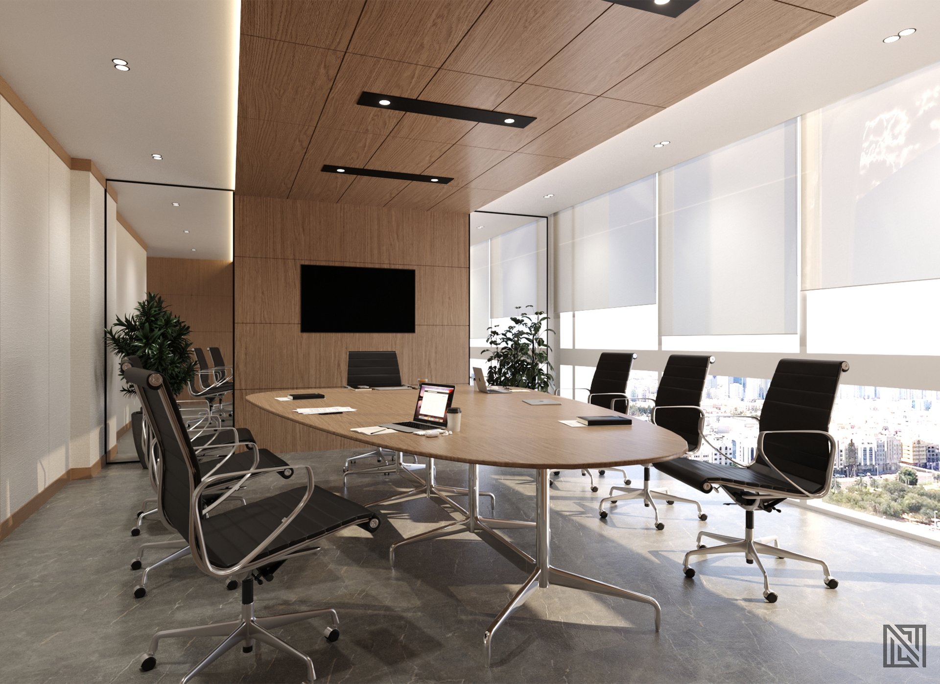 Burjeel Holdings — Office — commercial, view 10 of 17, UAE. 3ds Max · Corona render by Nasmeer VM.