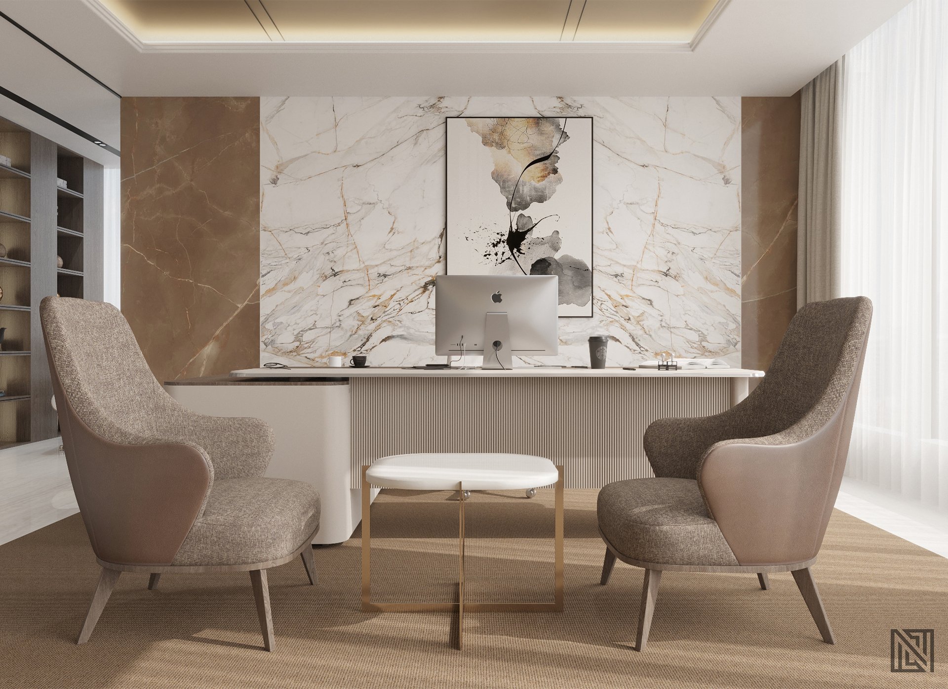Burjeel Holdings — Office — commercial, view 3 of 17, UAE. 3ds Max · Corona render by Nasmeer VM.