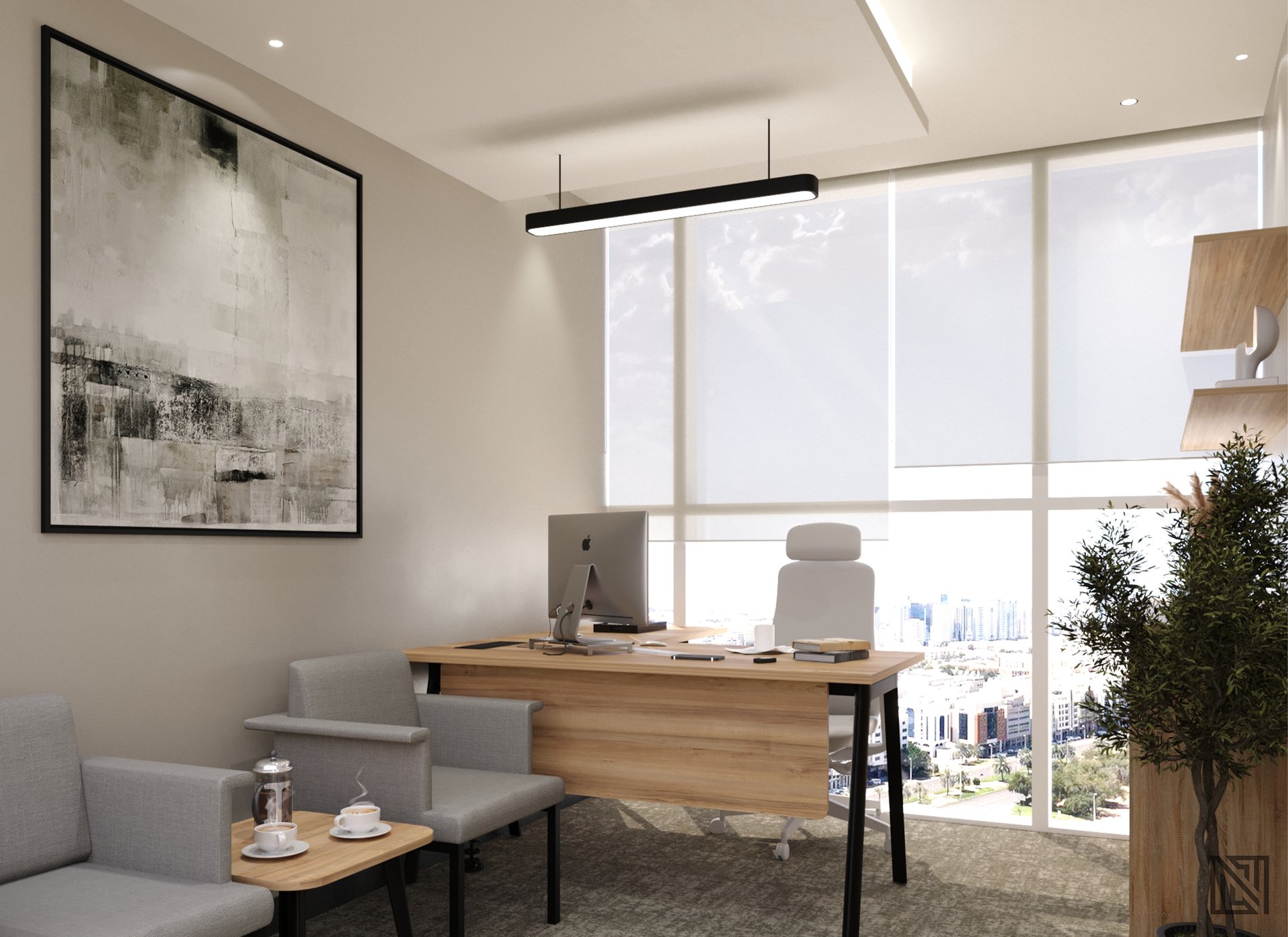 Burjeel Holdings — Office — commercial, view 7 of 17, UAE. 3ds Max · Corona render by Nasmeer VM.