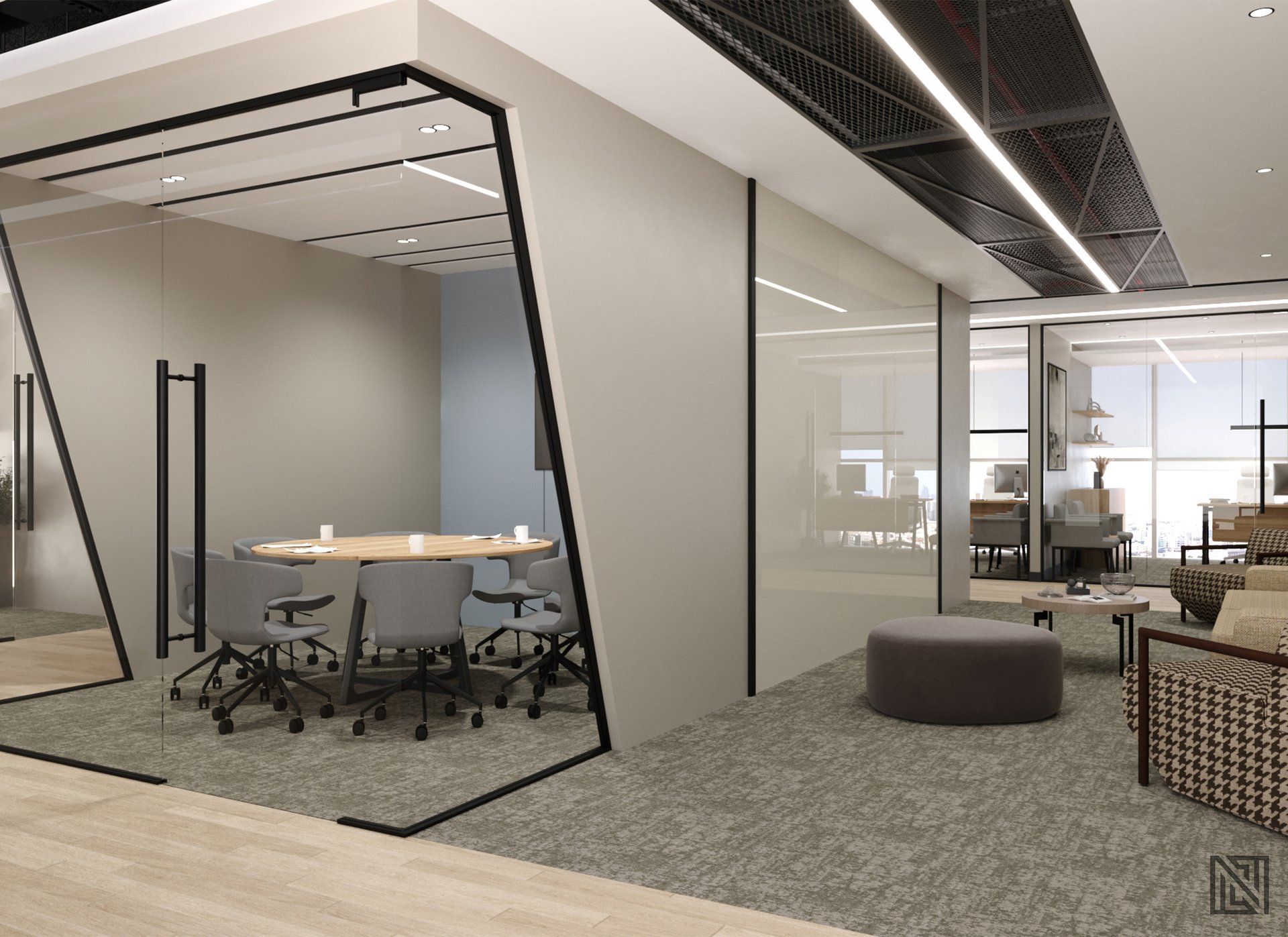 Burjeel Holdings — Office — commercial, view 9 of 17, UAE. 3ds Max · Corona render by Nasmeer VM.