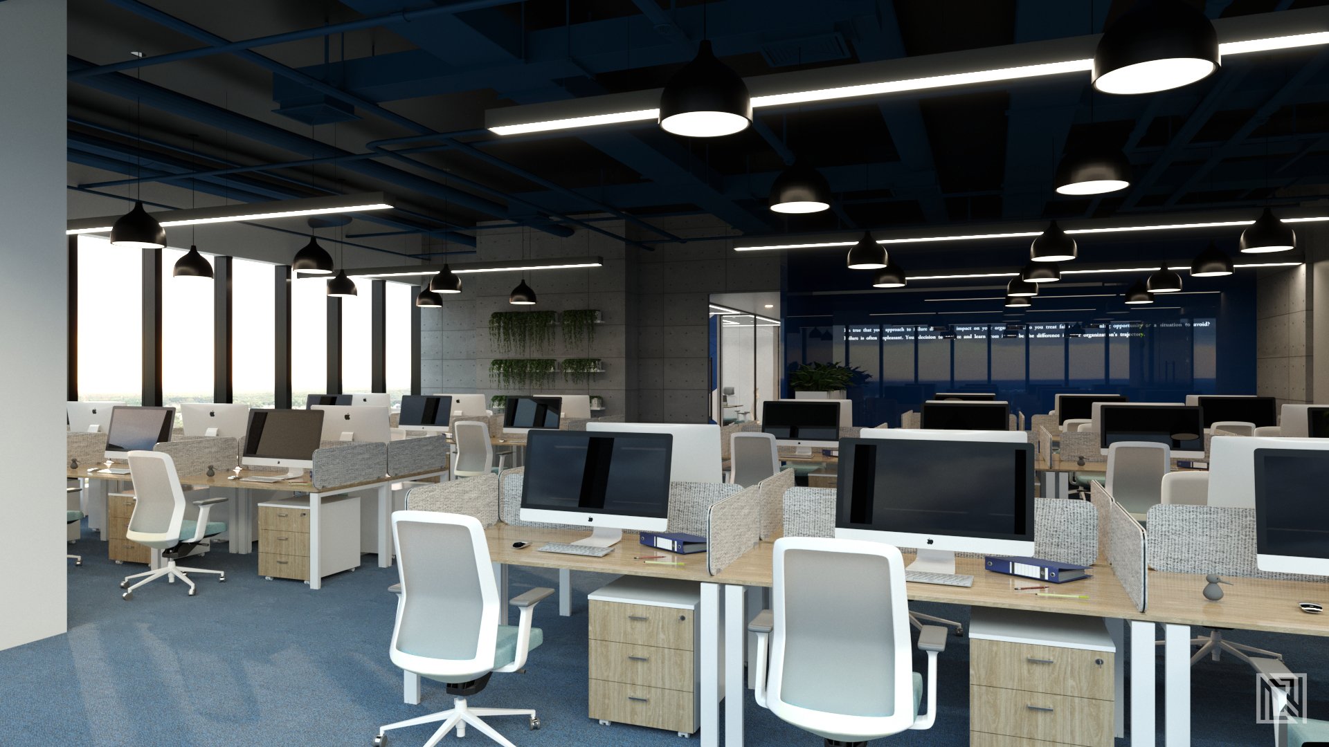 Colliers Office — commercial, view 4 of 9, UAE. 3ds Max · Corona render by Nasmeer VM.