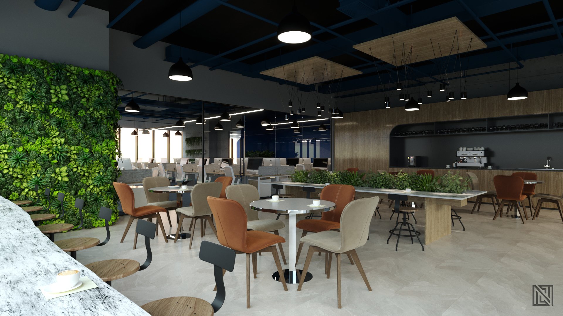 Colliers Office — commercial, view 8 of 9, UAE. 3ds Max · Corona render by Nasmeer VM.