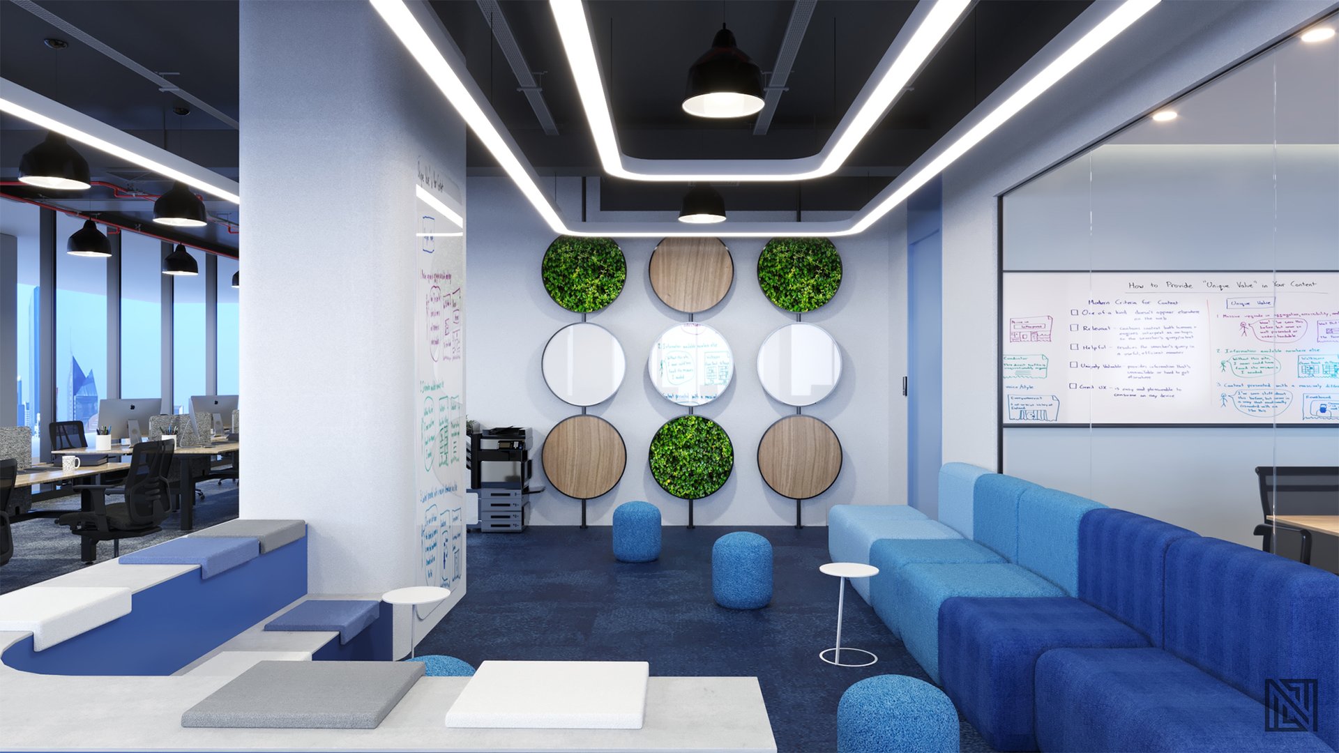 Contango Office — commercial, view 5 of 5, UAE. 3ds Max · V-Ray render by Nasmeer VM.
