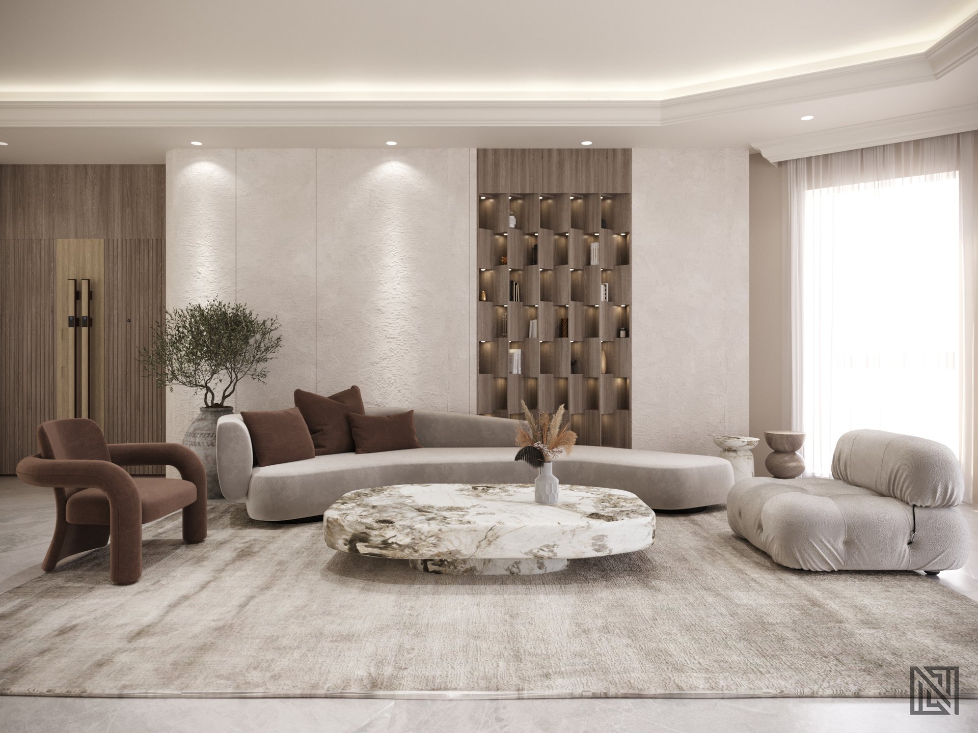Contemporary Villa — architecture, view 3 of 6, UAE. 3ds Max · Corona render by Nasmeer VM.
