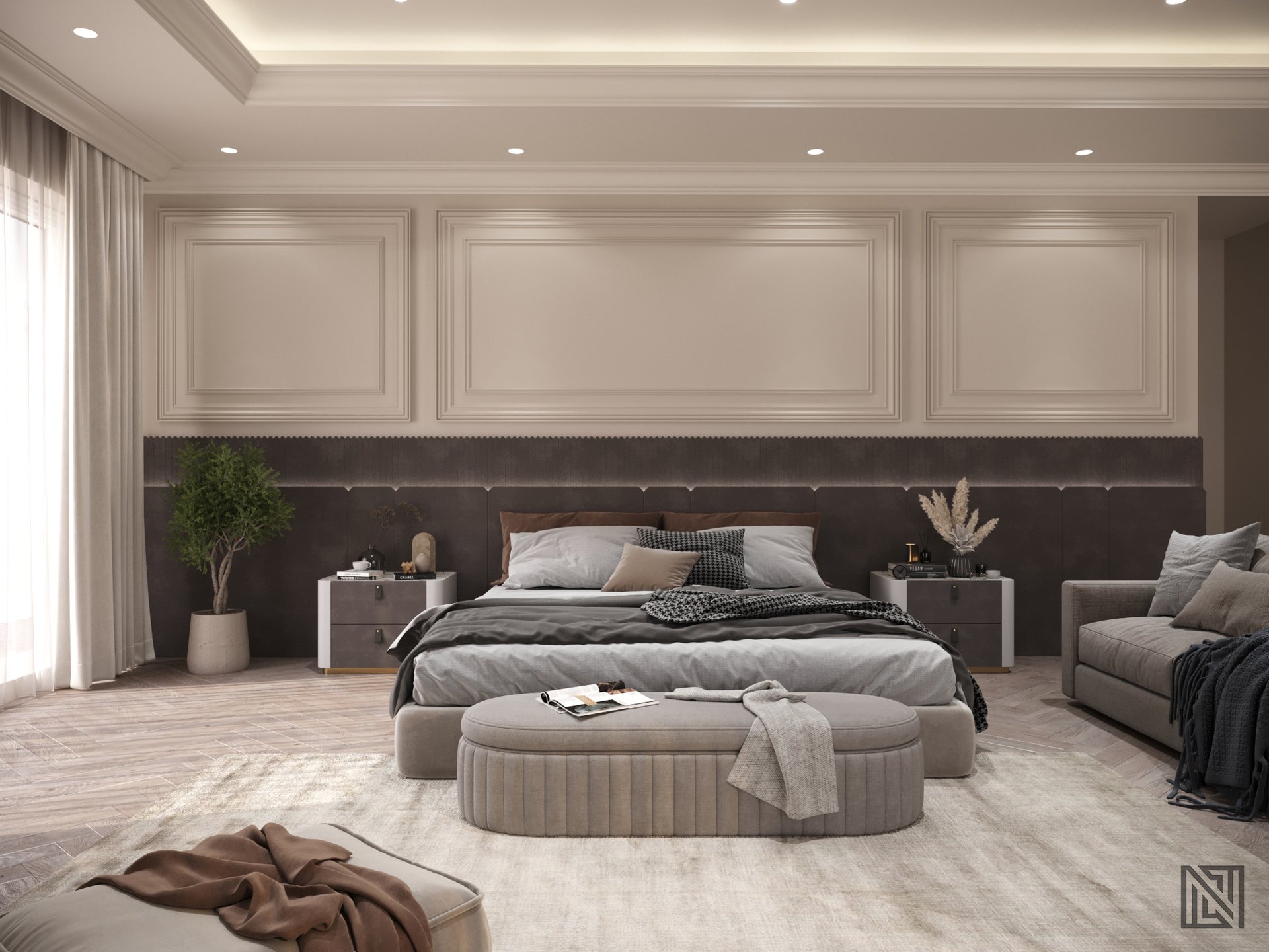 Contemporary Villa — architecture, view 5 of 6, UAE. 3ds Max · Corona render by Nasmeer VM.