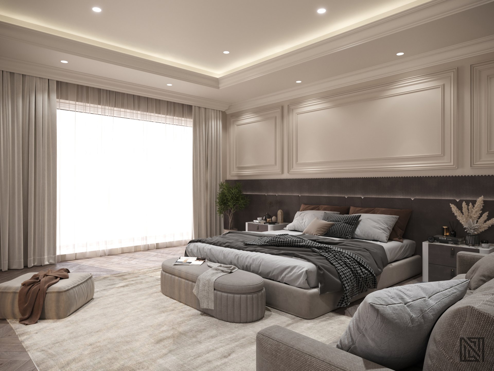 Contemporary Villa — architecture, view 6 of 6, UAE. 3ds Max · Corona render by Nasmeer VM.