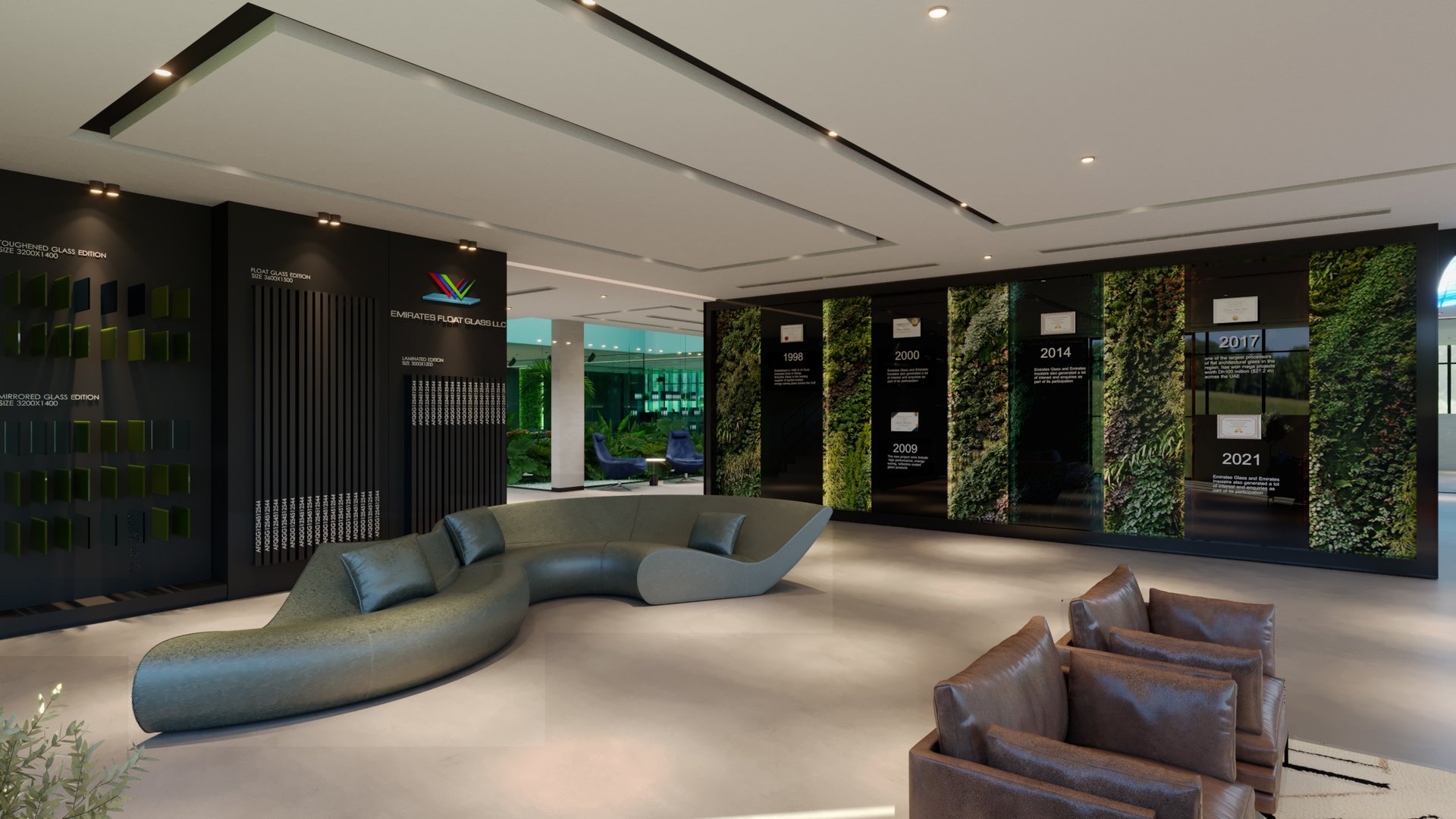 Emirates Float Glass — Office — commercial, view 21 of 39, UAE. 3ds Max · Corona render by Nasmeer VM.