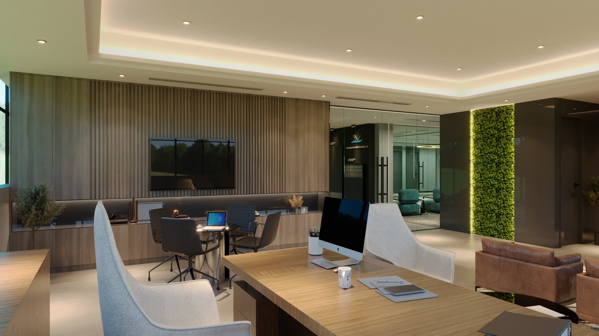 Emirates Float Glass — Office — commercial, view 22 of 39, UAE. 3ds Max · Corona render by Nasmeer VM.