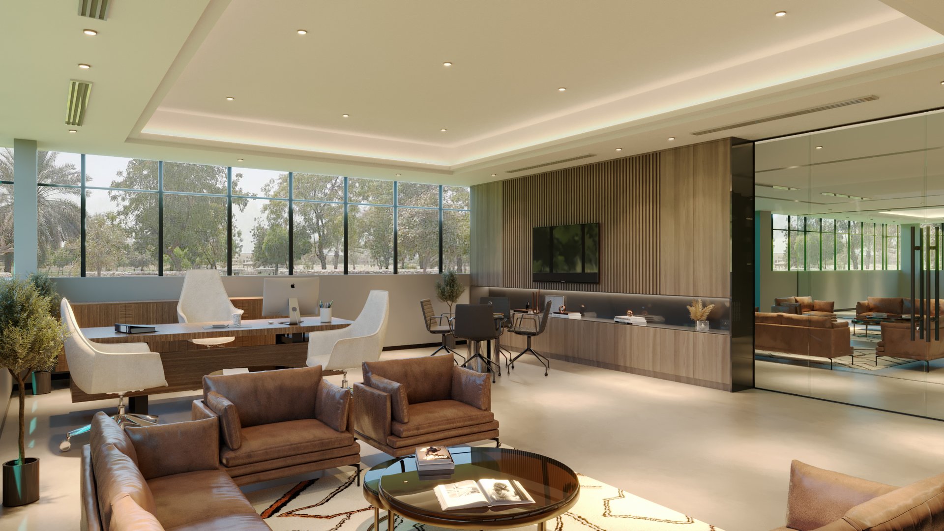 Emirates Float Glass — Office — commercial, view 23 of 39, UAE. 3ds Max · Corona render by Nasmeer VM.
