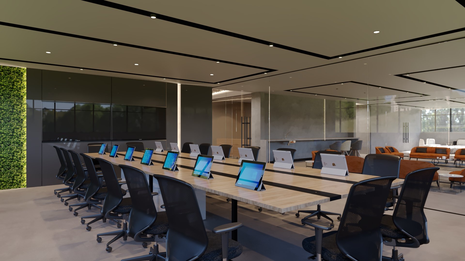 Emirates Float Glass — Office — commercial, view 28 of 39, UAE. 3ds Max · Corona render by Nasmeer VM.