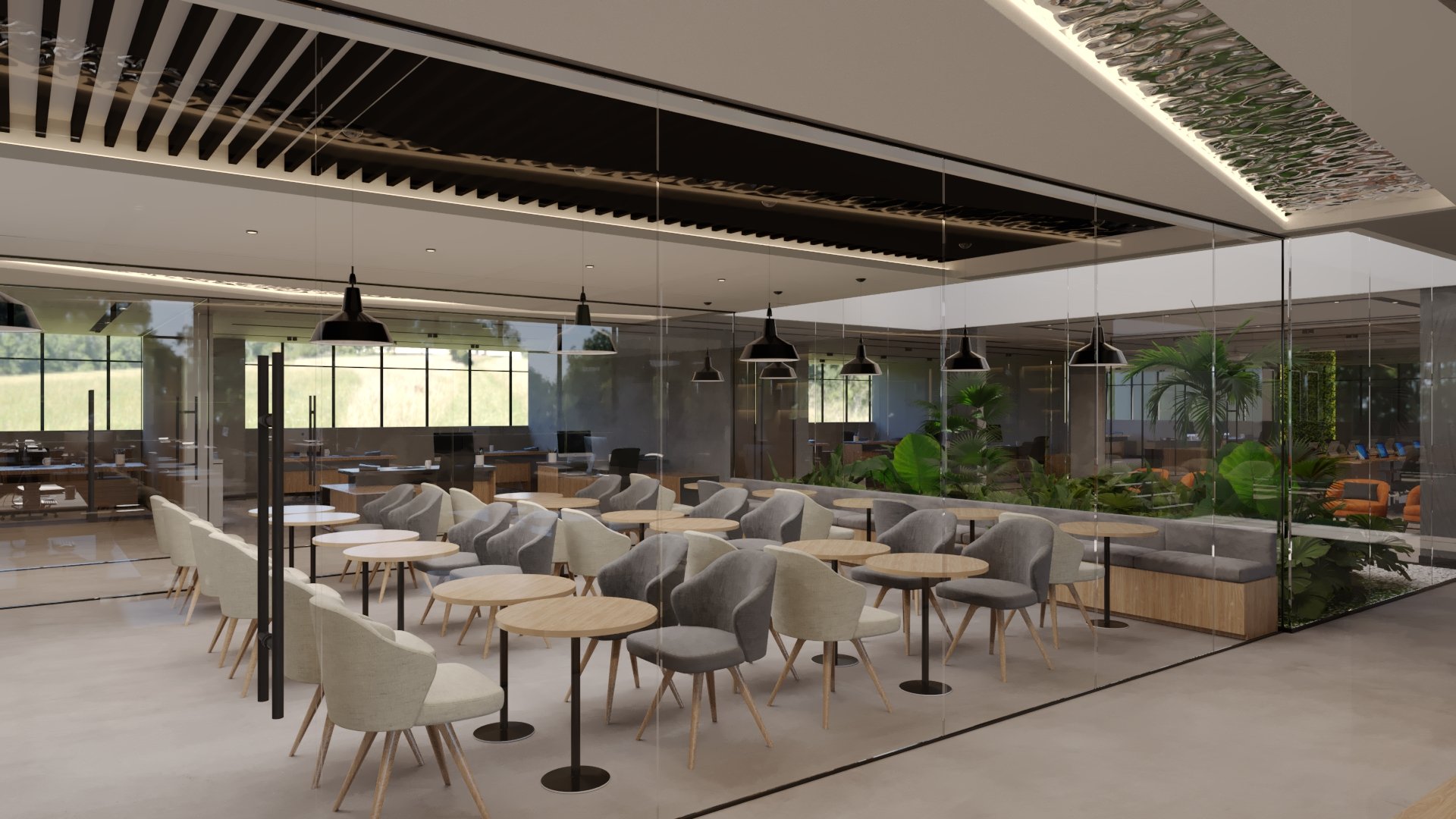 Emirates Float Glass — Office — commercial, view 29 of 39, UAE. 3ds Max · Corona render by Nasmeer VM.