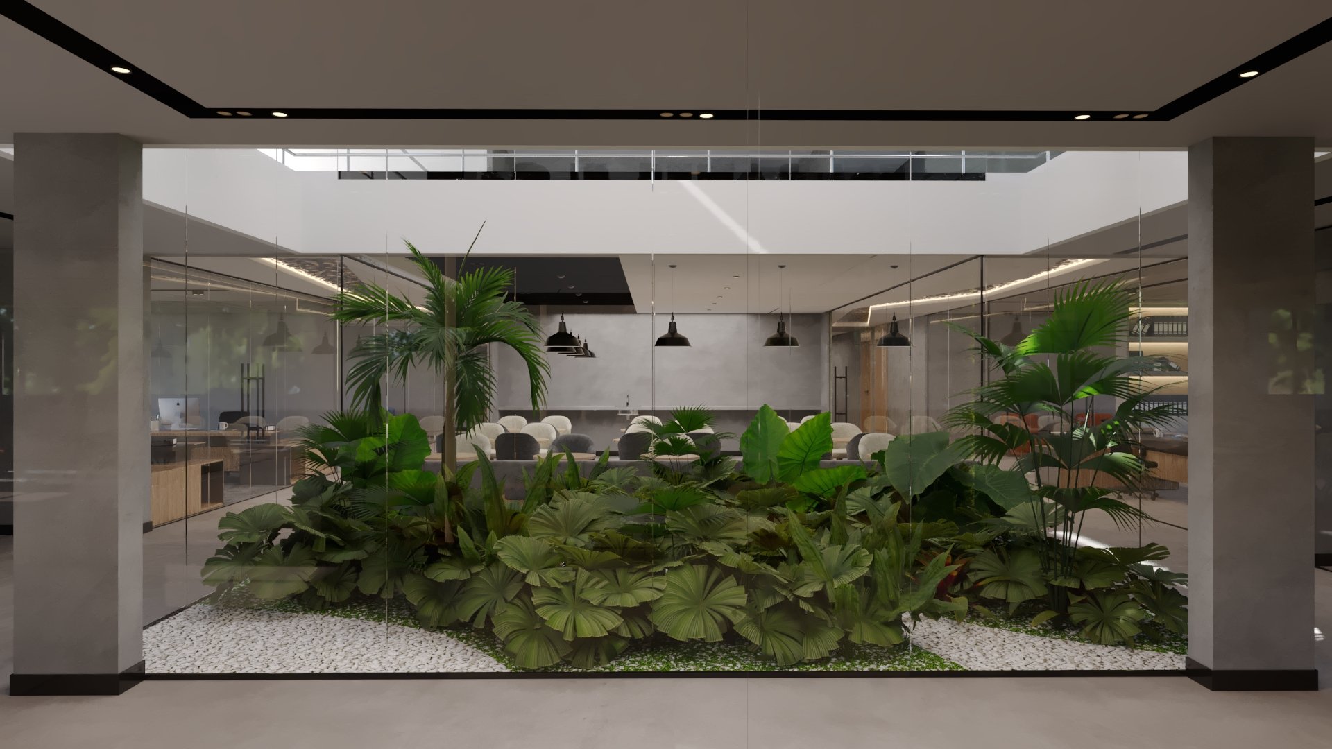 Emirates Float Glass — Office — commercial, view 31 of 39, UAE. 3ds Max · Corona render by Nasmeer VM.