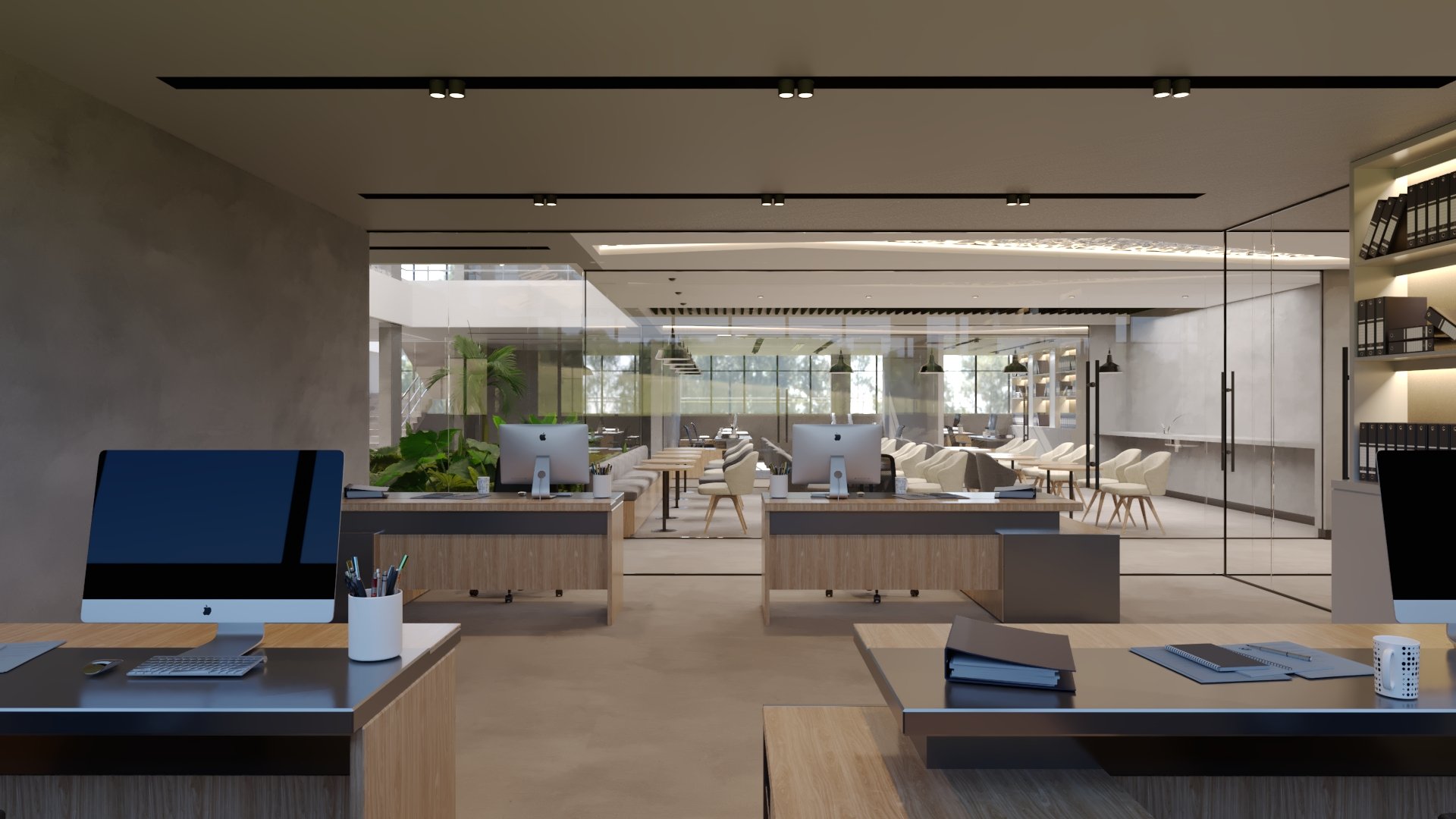 Emirates Float Glass — Office — commercial, view 34 of 39, UAE. 3ds Max · Corona render by Nasmeer VM.