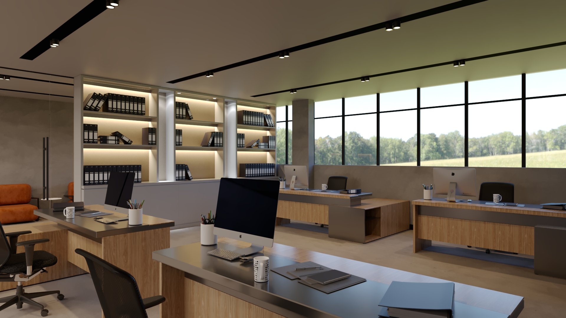 Emirates Float Glass — Office — commercial, view 35 of 39, UAE. 3ds Max · Corona render by Nasmeer VM.