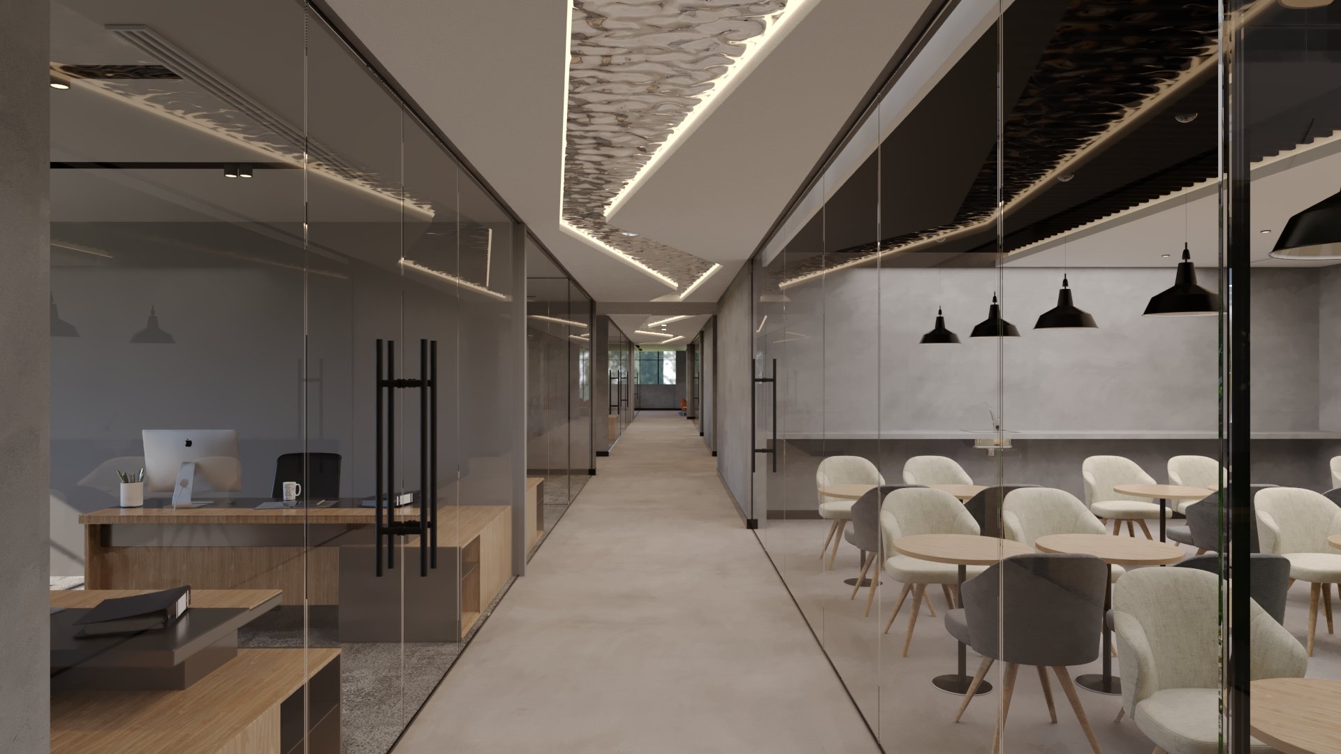 Emirates Float Glass — Office — commercial, view 37 of 39, UAE. 3ds Max · Corona render by Nasmeer VM.