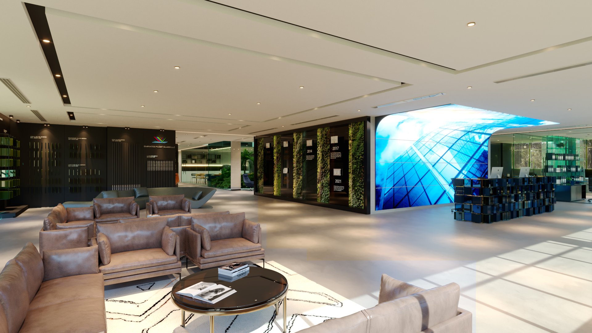 Emirates Float Glass — Office — commercial, view 5 of 39, UAE. 3ds Max · Corona render by Nasmeer VM.