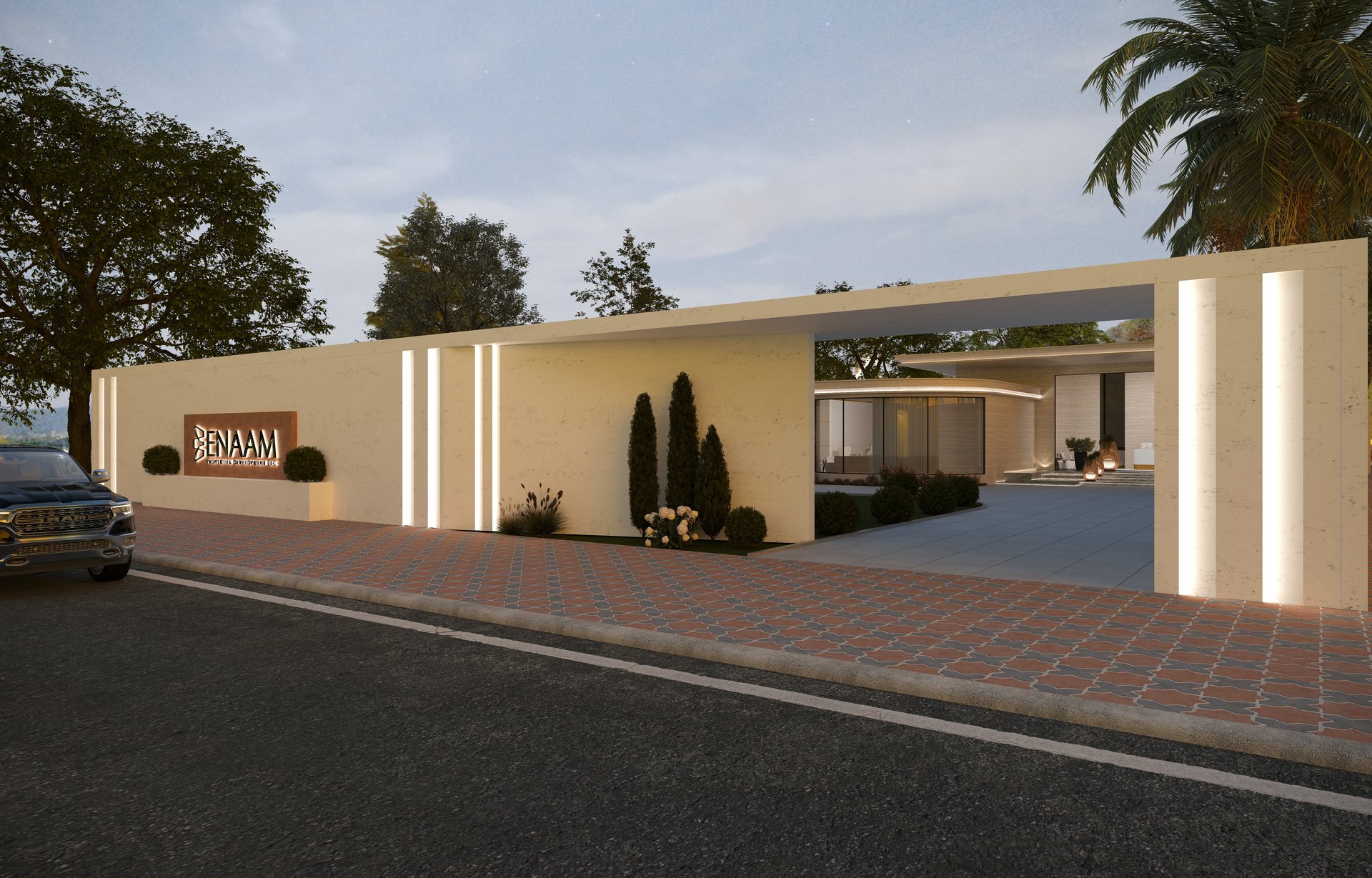 Enaam Properties — Office — commercial, view 14 of 24, UAE. 3ds Max · Corona render by Nasmeer VM.