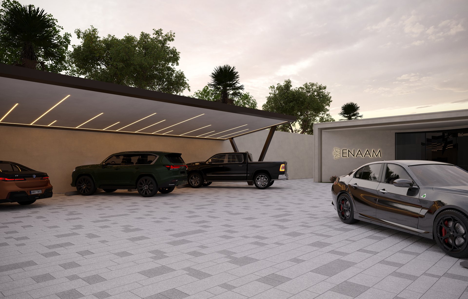 Enaam Properties — Office — commercial, view 16 of 24, UAE. 3ds Max · Corona render by Nasmeer VM.