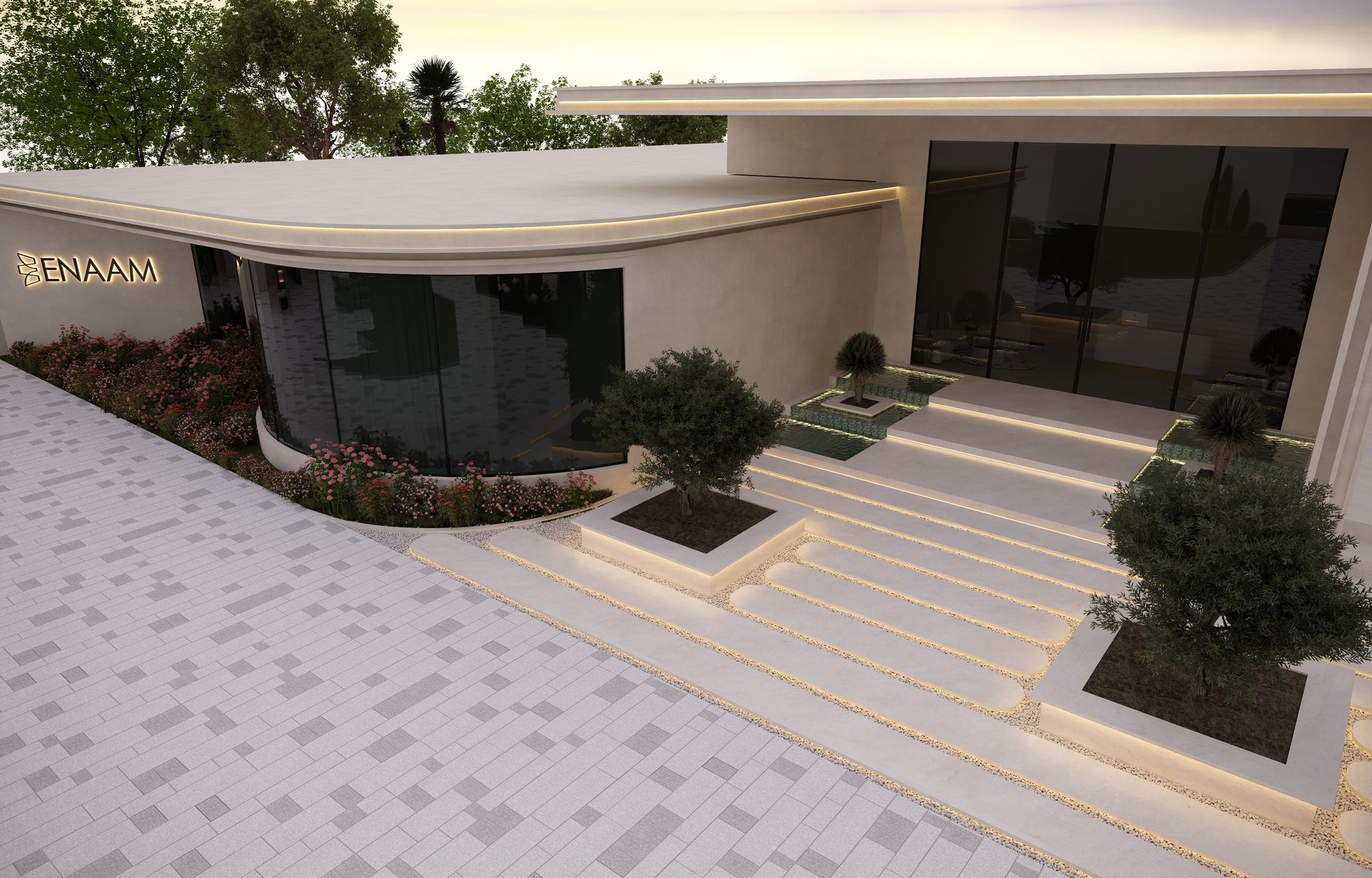 Enaam Properties — Office — commercial, view 17 of 24, UAE. 3ds Max · Corona render by Nasmeer VM.