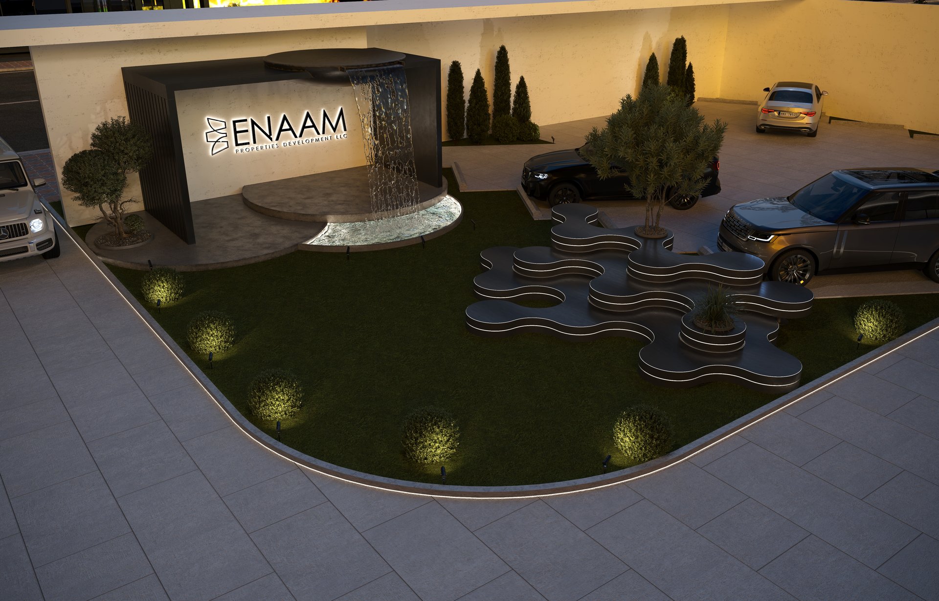 Enaam Properties — Office — commercial, view 19 of 24, UAE. 3ds Max · Corona render by Nasmeer VM.
