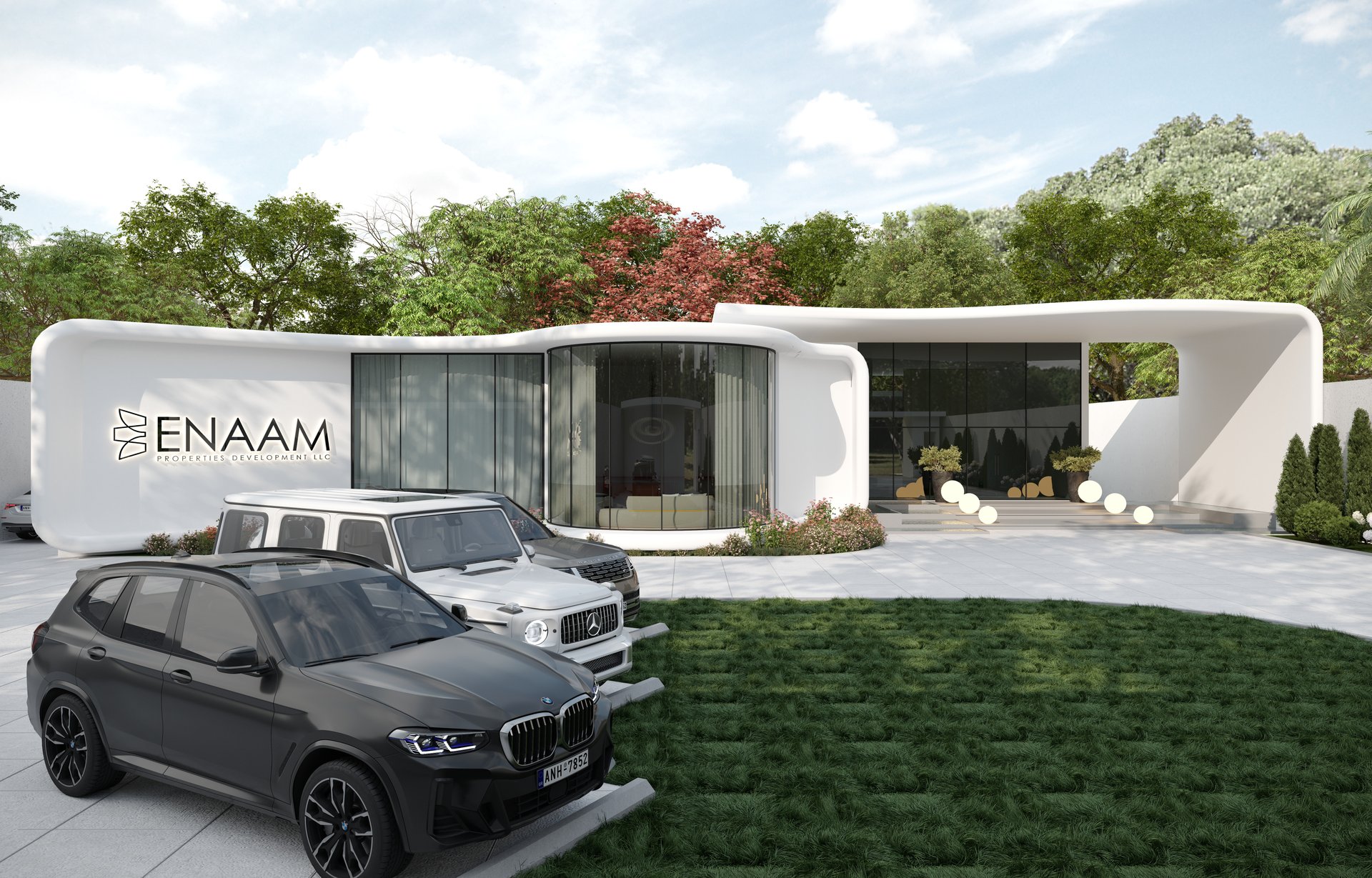Enaam Properties — Office — commercial, view 2 of 24, UAE. 3ds Max · Corona render by Nasmeer VM.