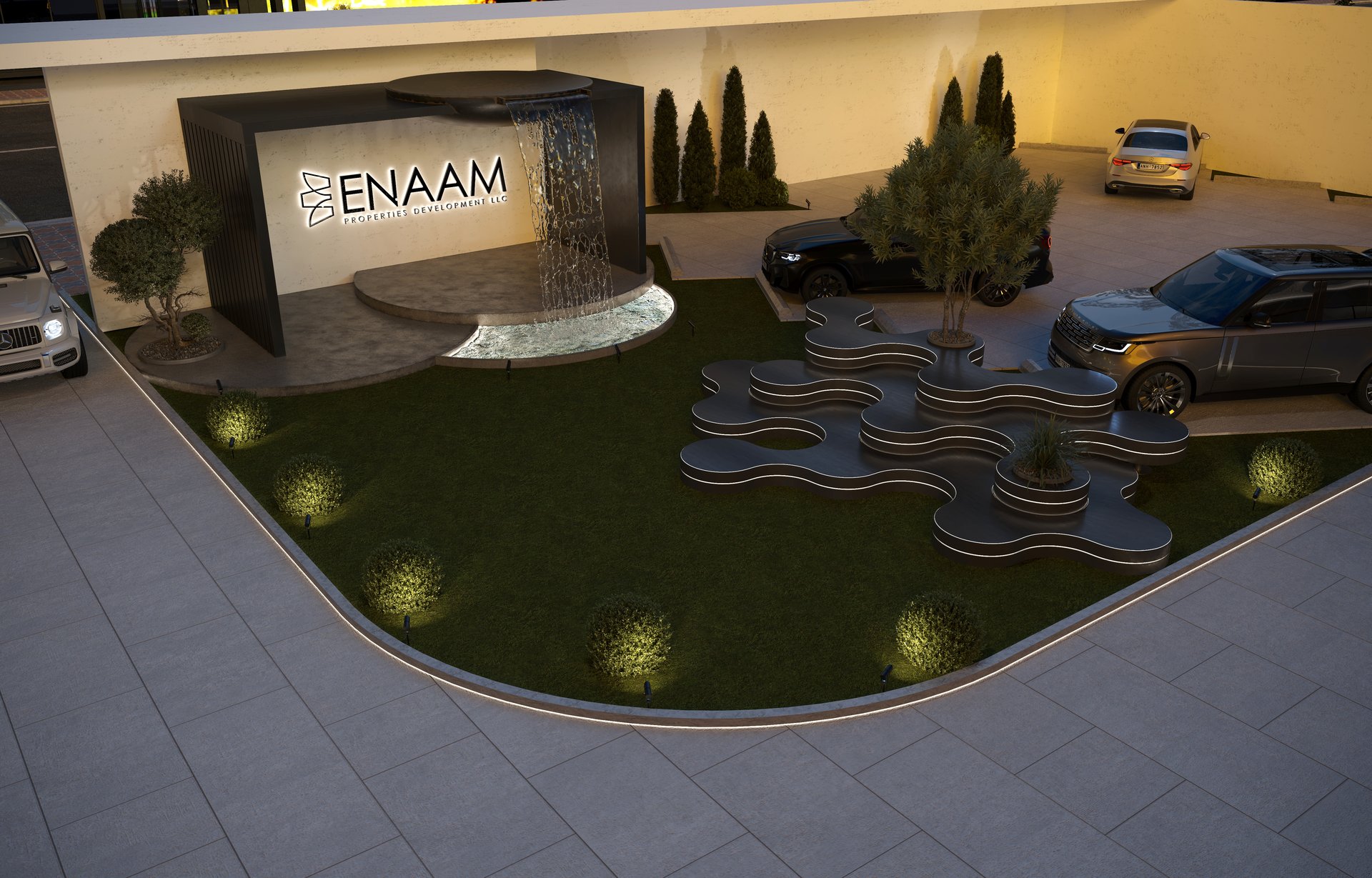 Enaam Properties — Office — commercial, view 20 of 24, UAE. 3ds Max · Corona render by Nasmeer VM.