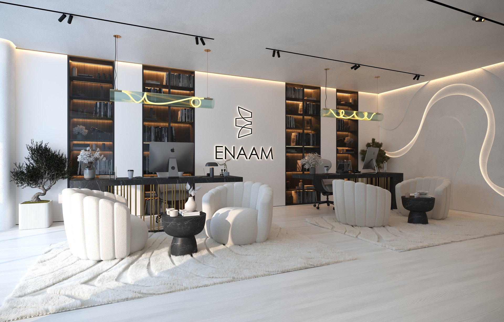 Enaam Properties — Office — commercial, view 22 of 24, UAE. 3ds Max · Corona render by Nasmeer VM.