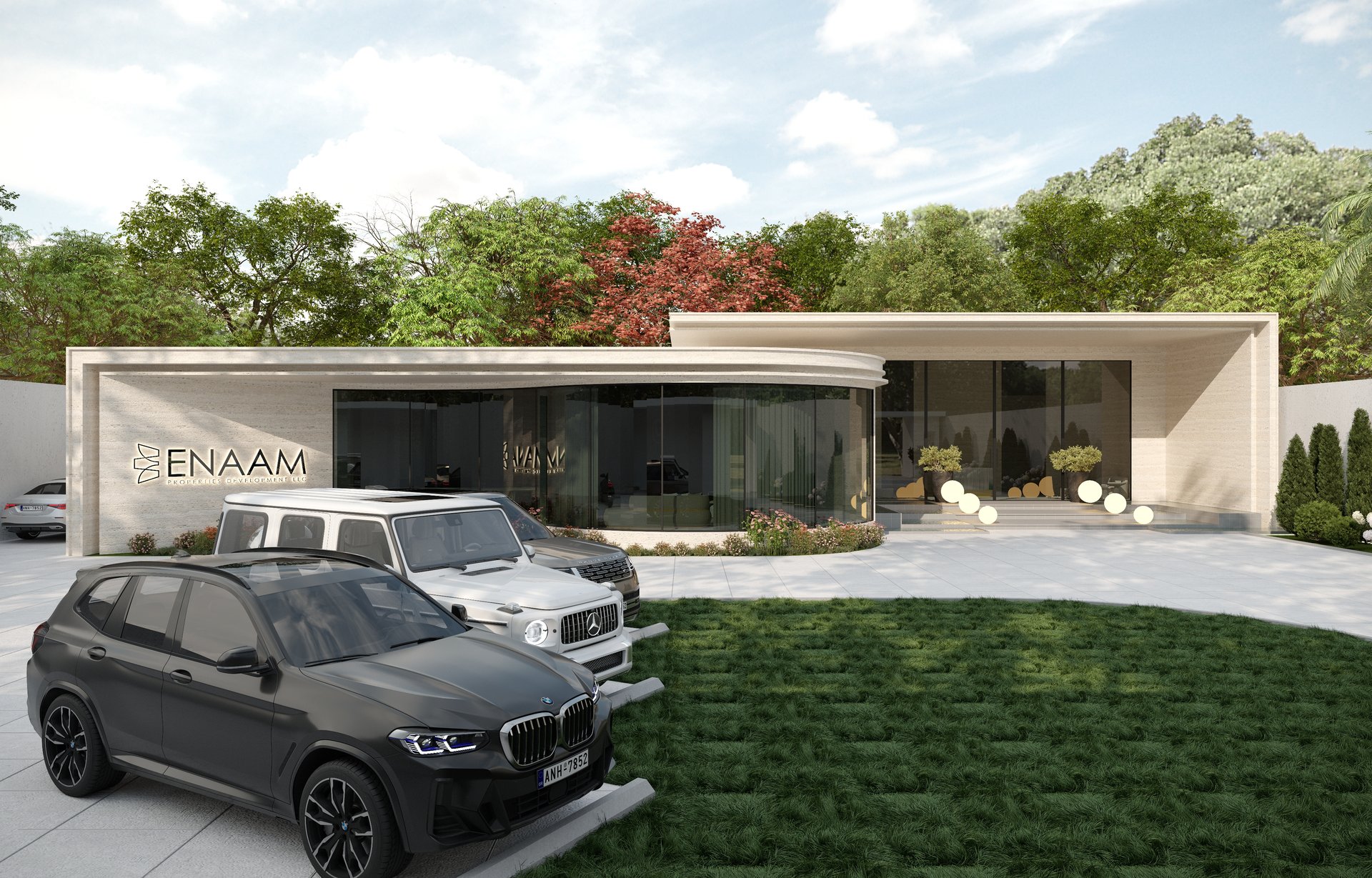 Enaam Properties — Office — commercial, view 4 of 24, UAE. 3ds Max · Corona render by Nasmeer VM.