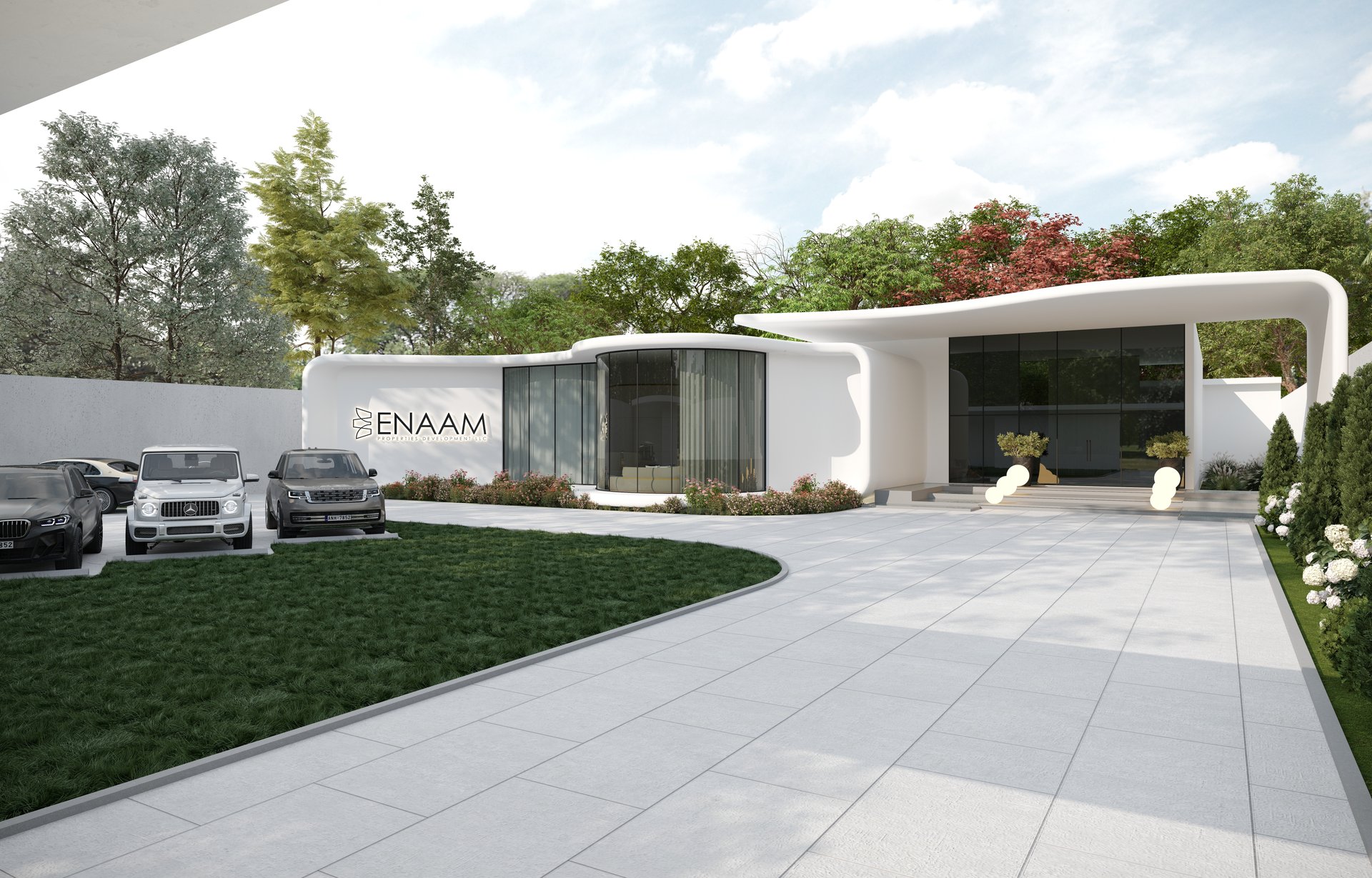 Enaam Properties — Office — commercial, view 8 of 24, UAE. 3ds Max · Corona render by Nasmeer VM.