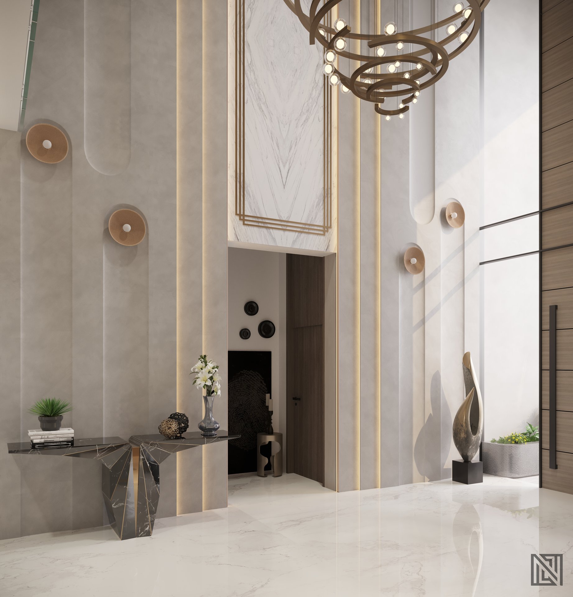 Fawad Villa — architecture, view 10 of 70, UAE. 3ds Max · Corona render by Nasmeer VM.
