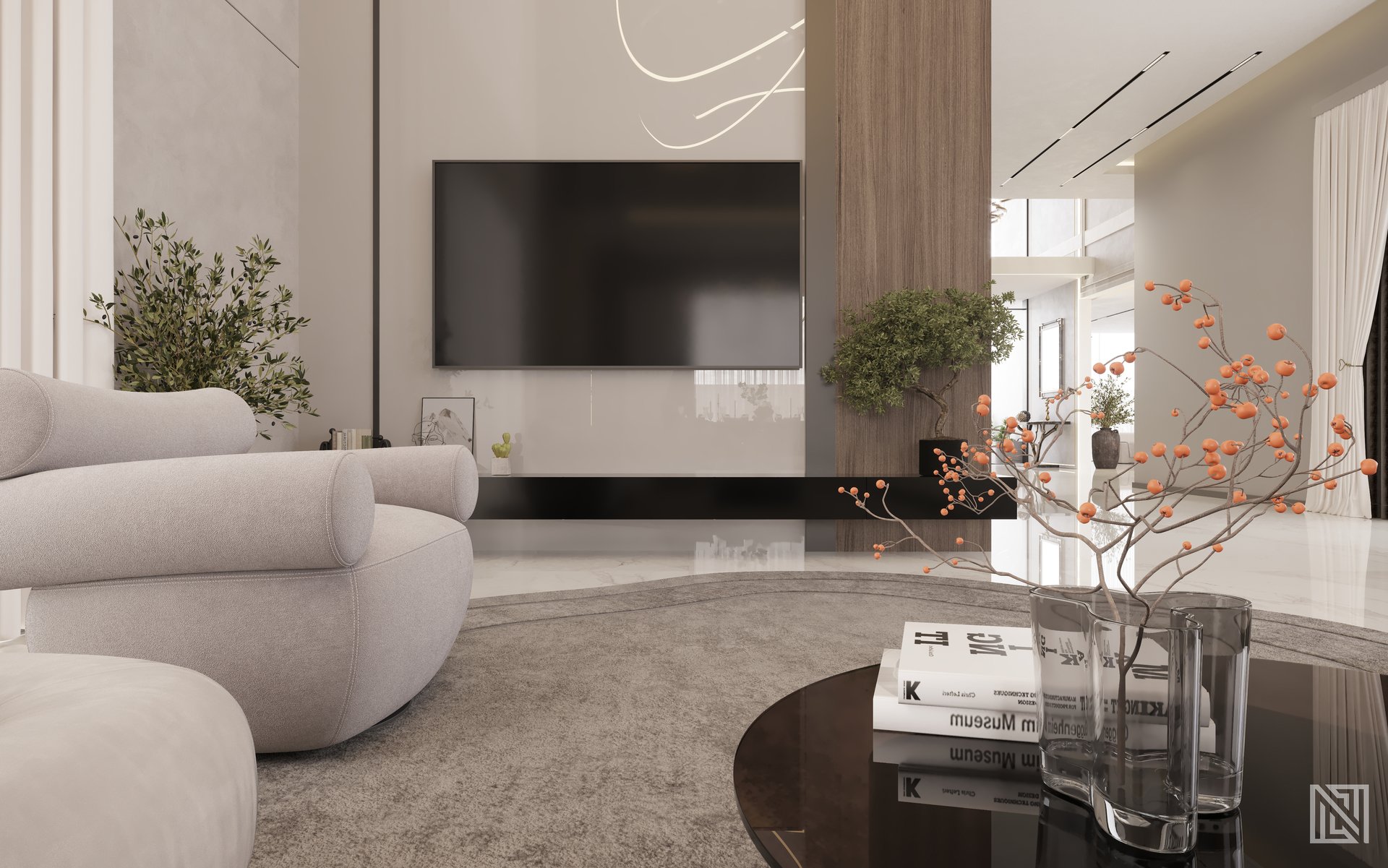 Fawad Villa — architecture, view 17 of 70, UAE. 3ds Max · Corona render by Nasmeer VM.