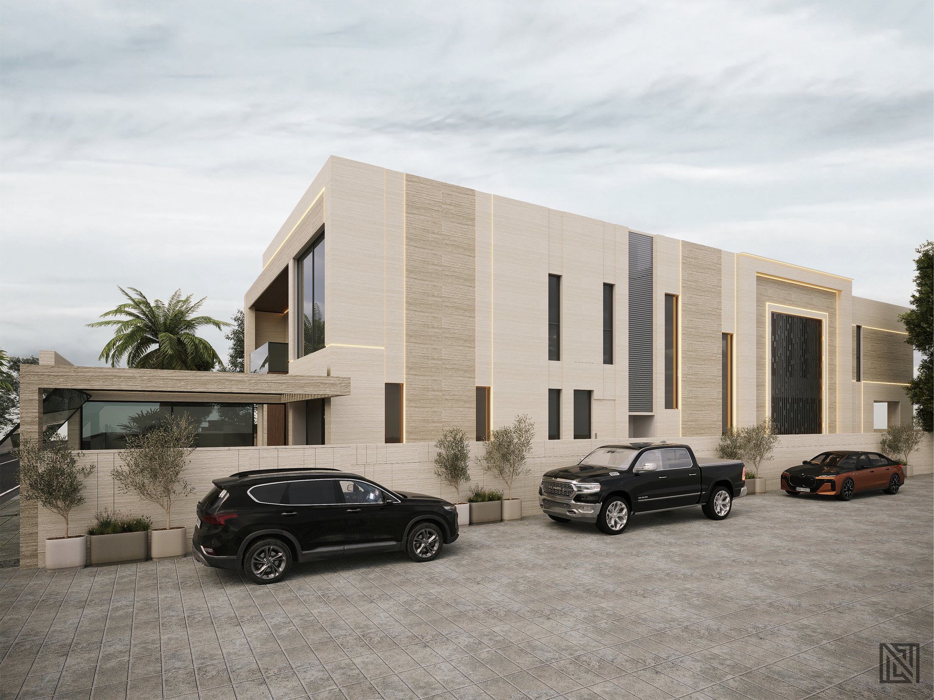 Fawad Villa — architecture, view 2 of 70, UAE. 3ds Max · Corona render by Nasmeer VM.